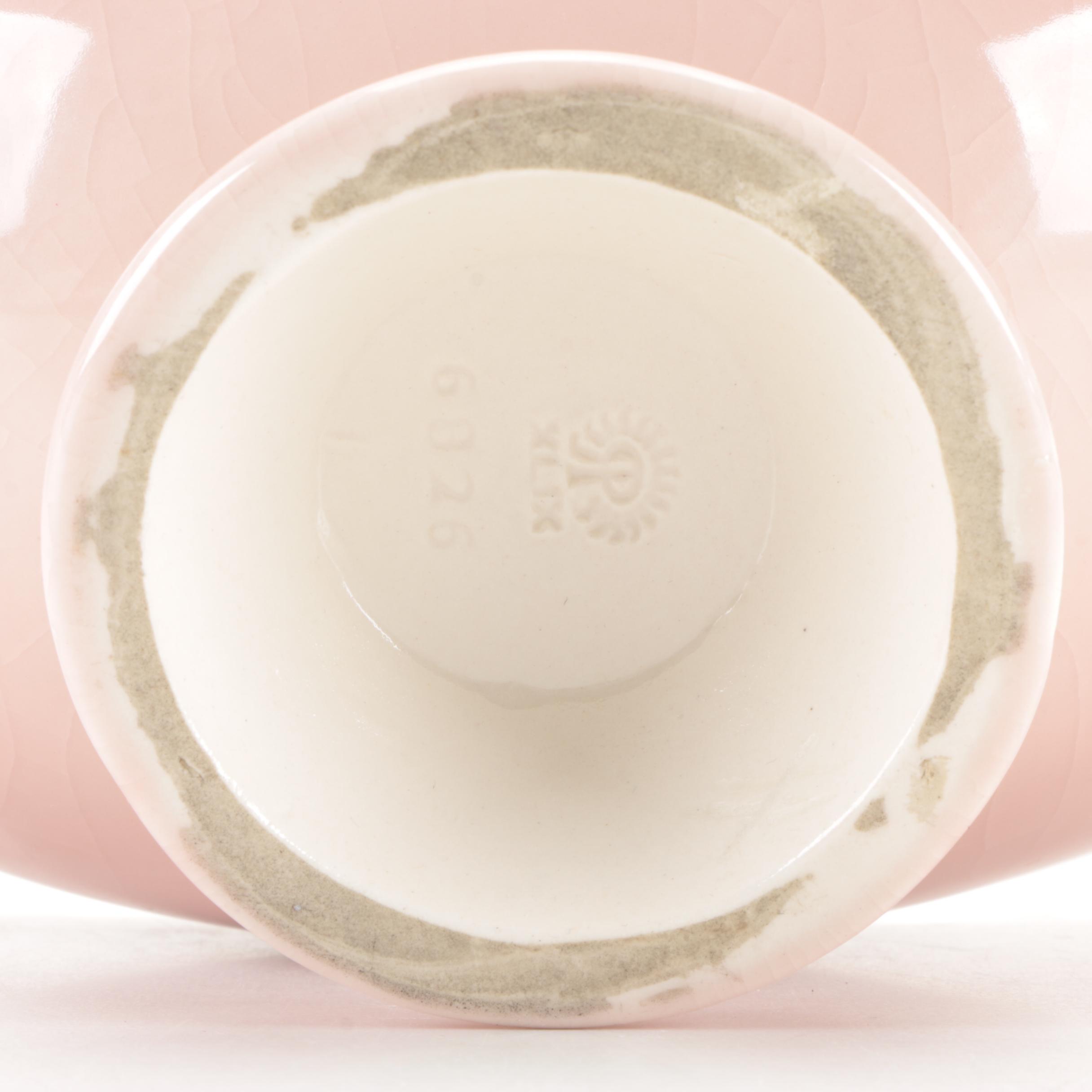 Rookwood Pottery Pink Glazed Console Bowl, 1949