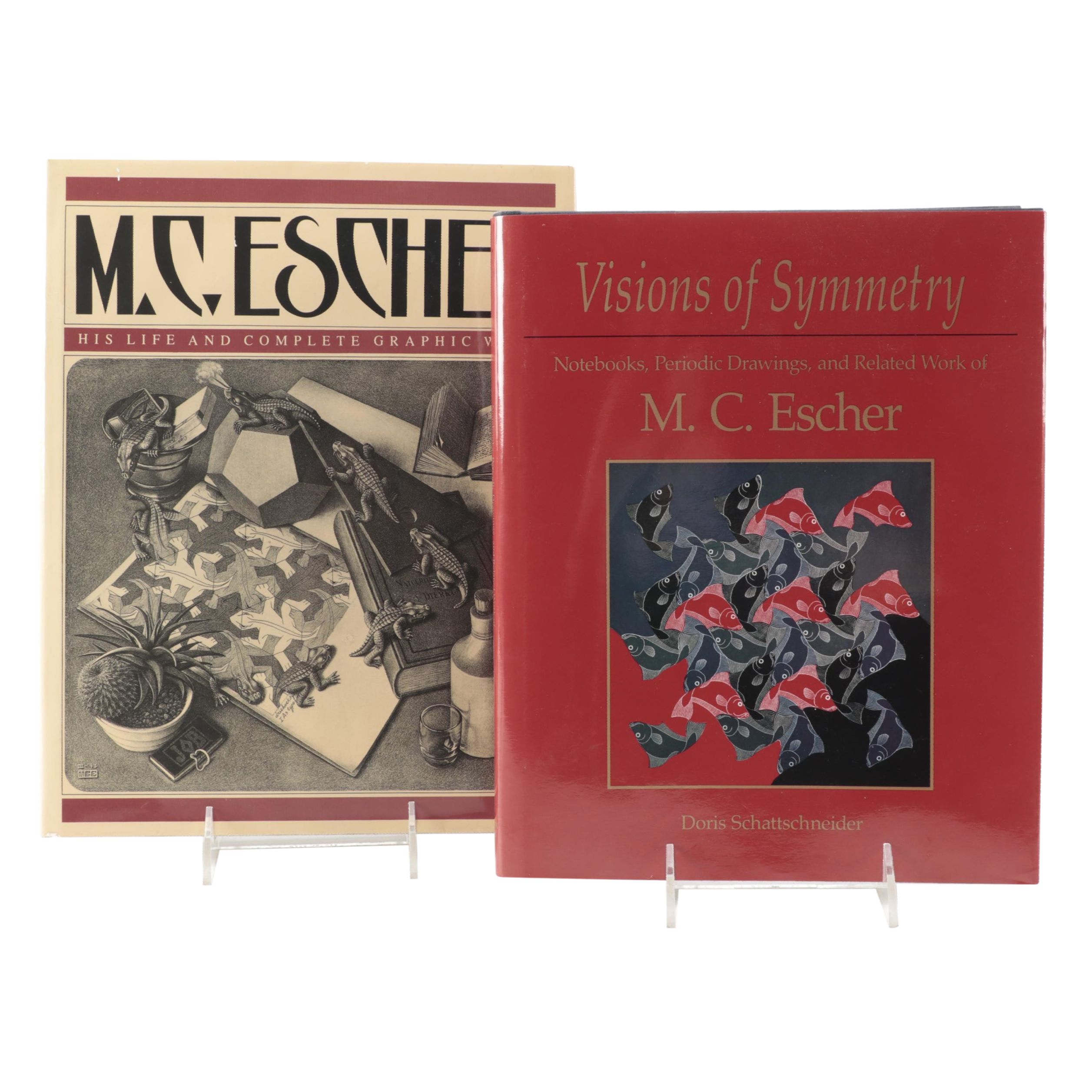 First English Language Edition "M. C. Escher" with Other Escher Art Book