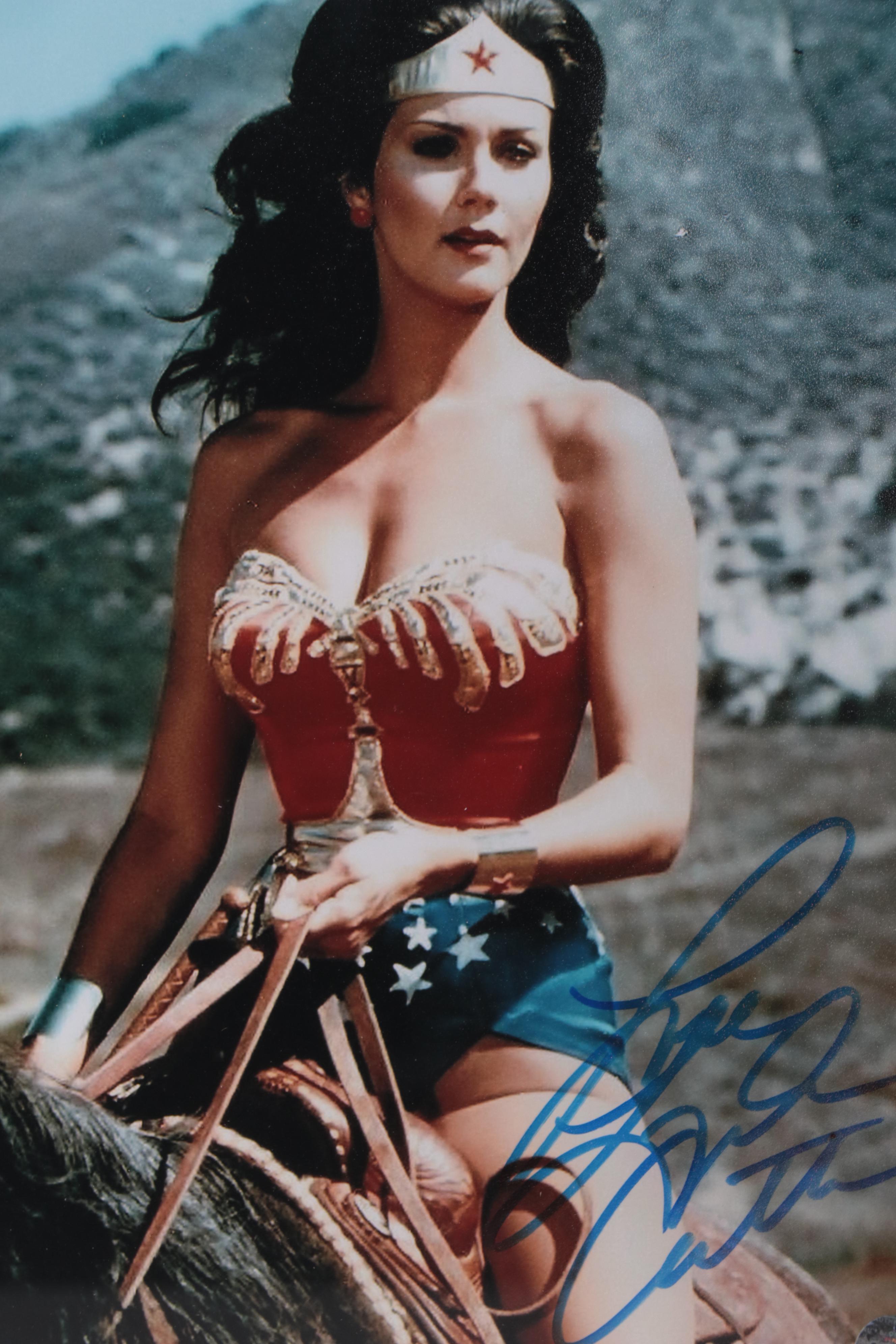 Lynda Carter "Wonder Woman" Signed Photo, COA