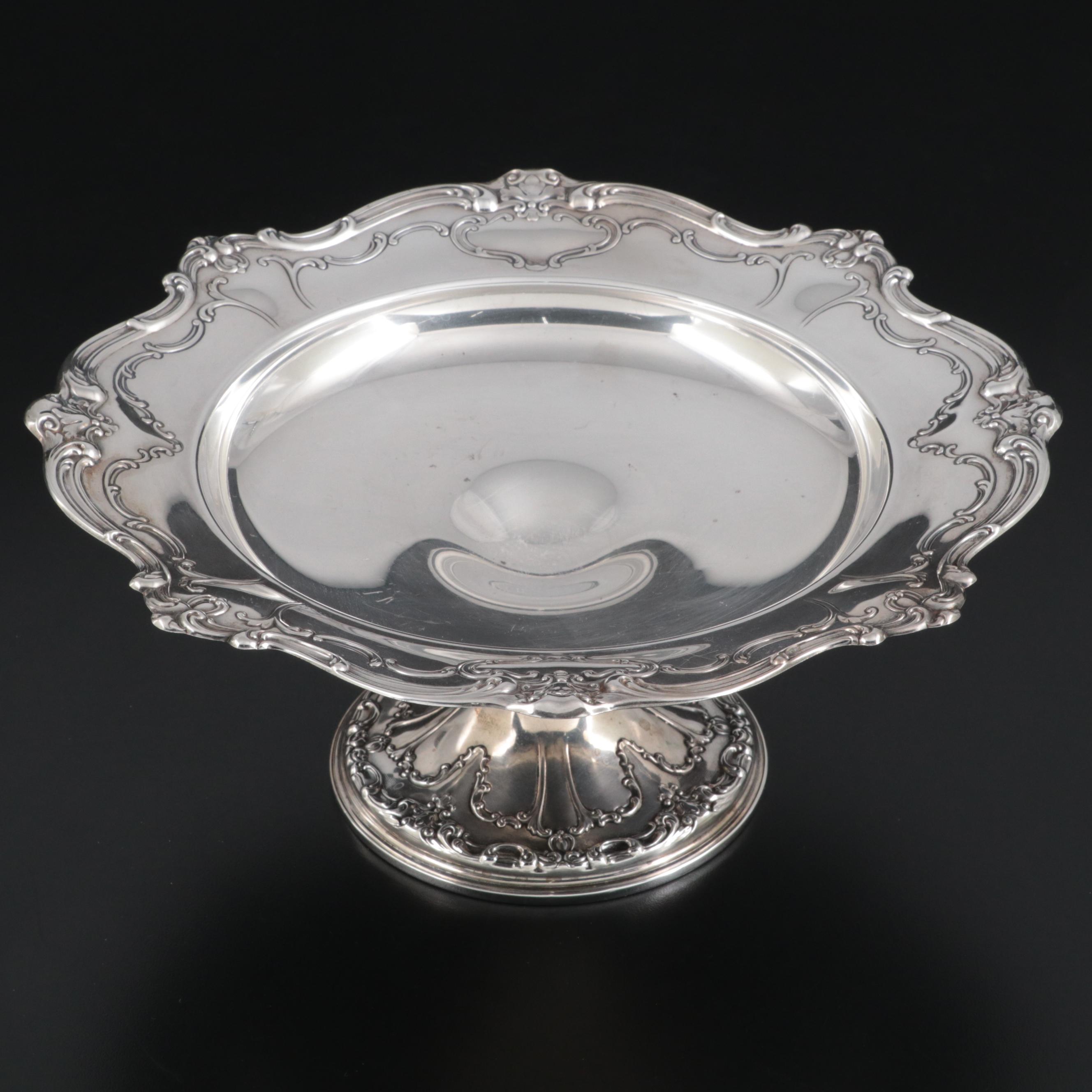 Gorham "Chantilly-Duchess" Weighted Sterling Silver Compote