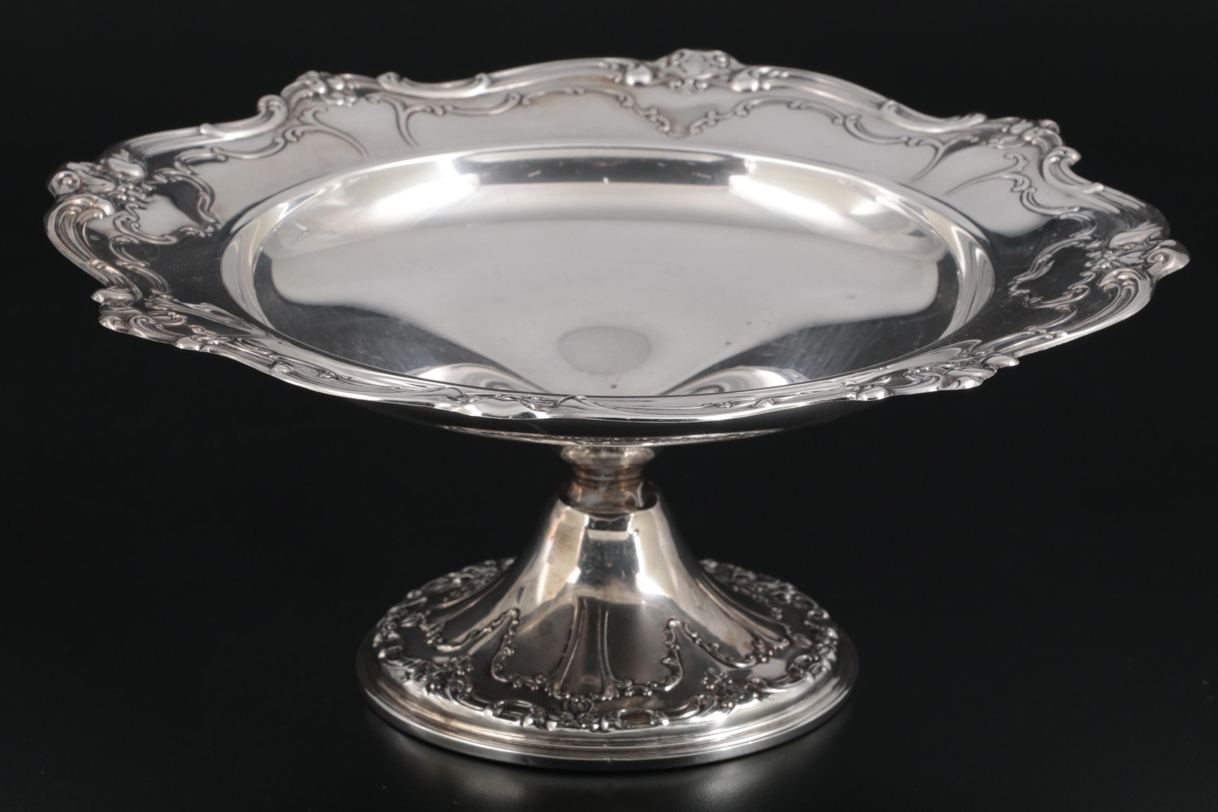 Gorham "Chantilly-Duchess" Weighted Sterling Silver Compote