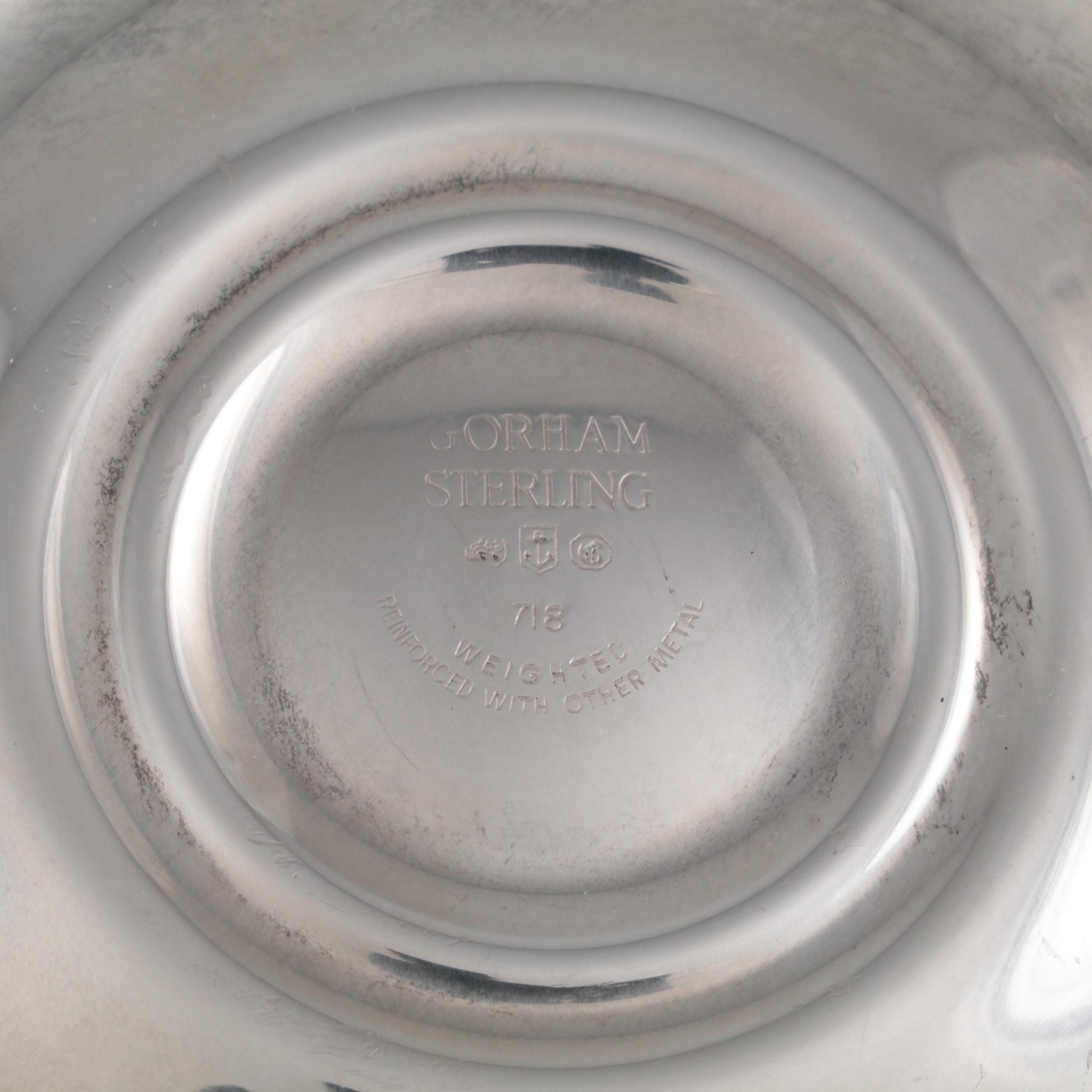Gorham "Chantilly-Duchess" Weighted Sterling Silver Compote