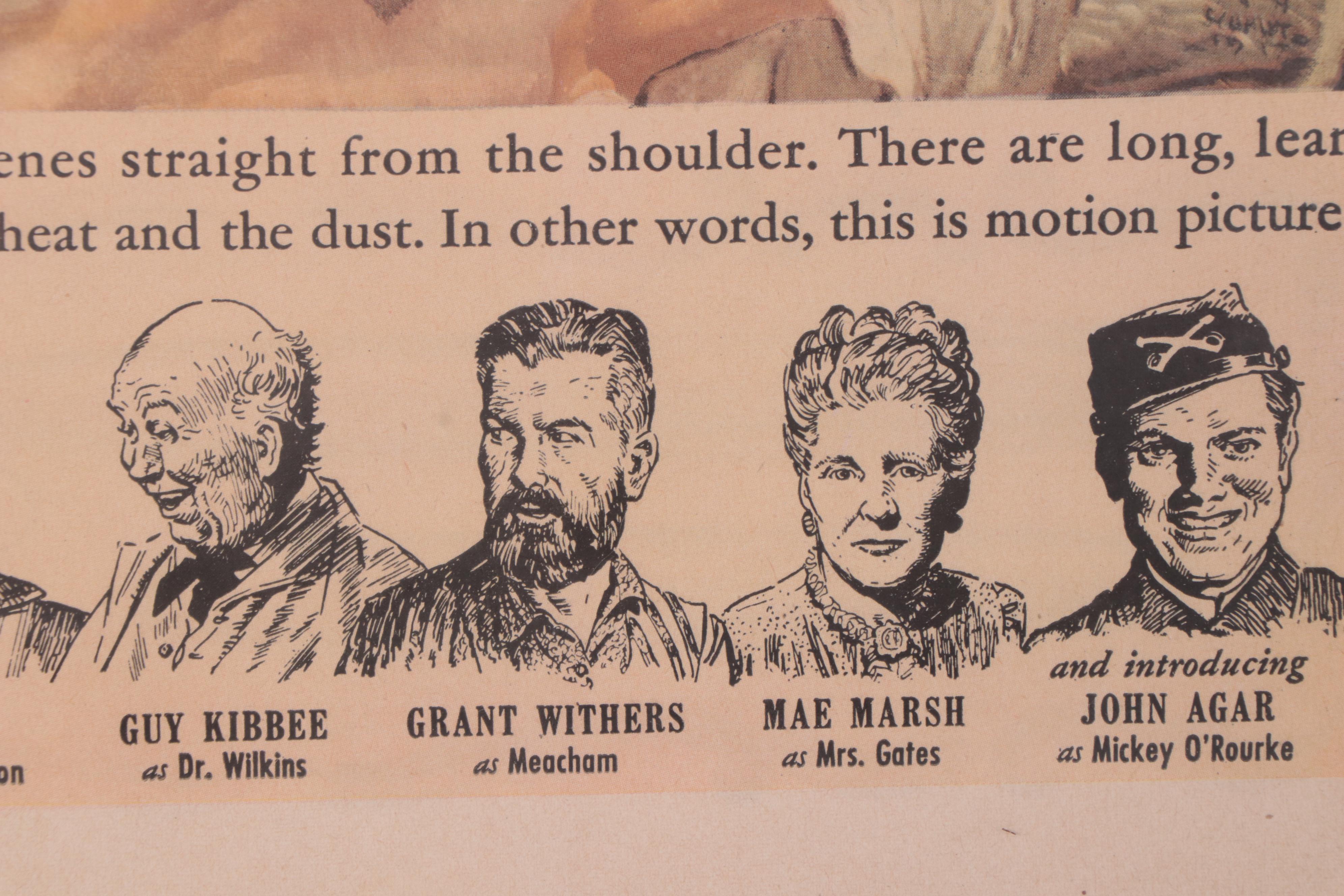 Offset Lithograph Advertisement for "Fort Apache," 1948