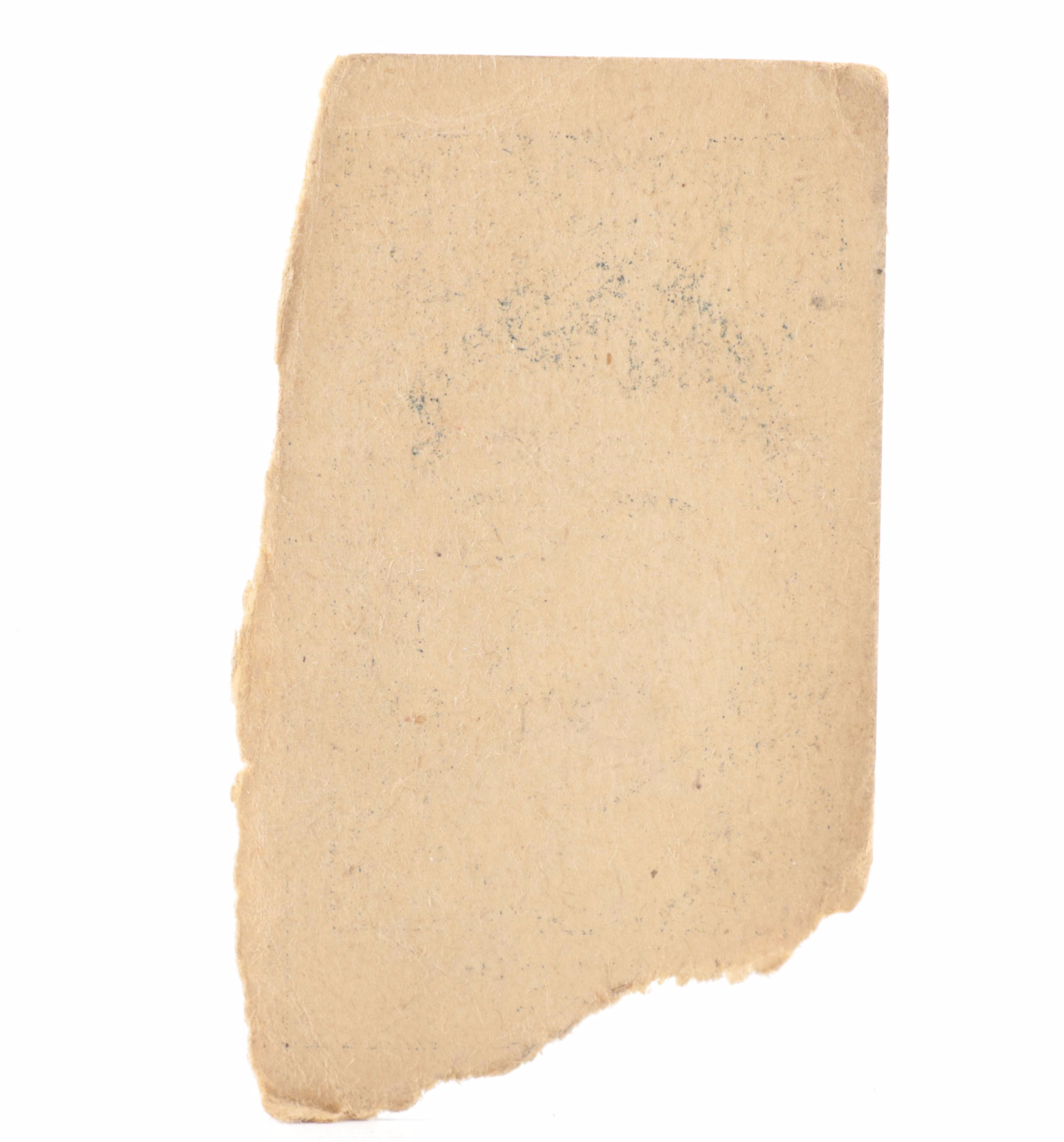 1926 W512 Babe Ruth #6 Yankees, A.L. Hand-Cut Baseball Strip Card