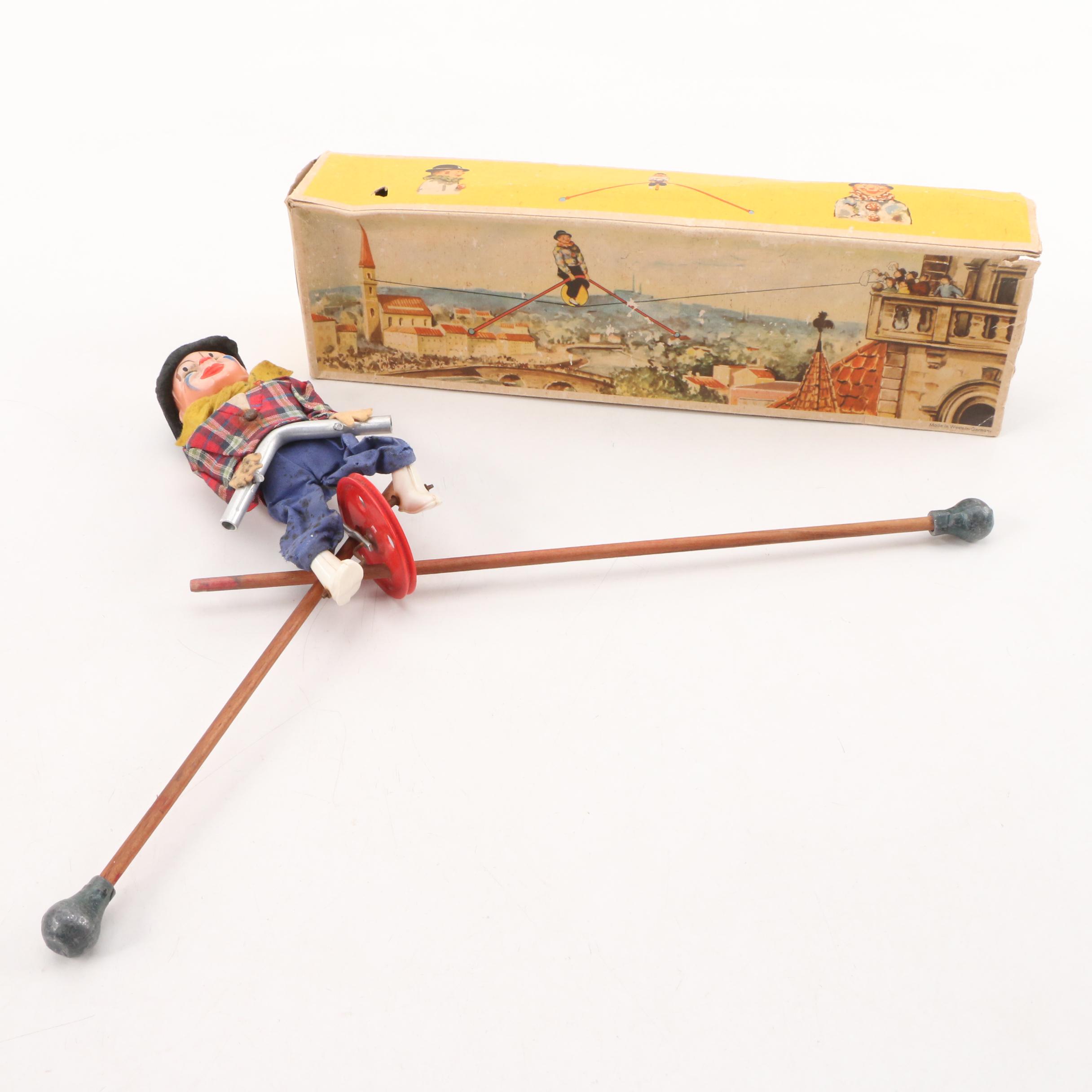 Disney Pop-Up Toy with Other Tin Litho Wind-Up and Kinetic Toys