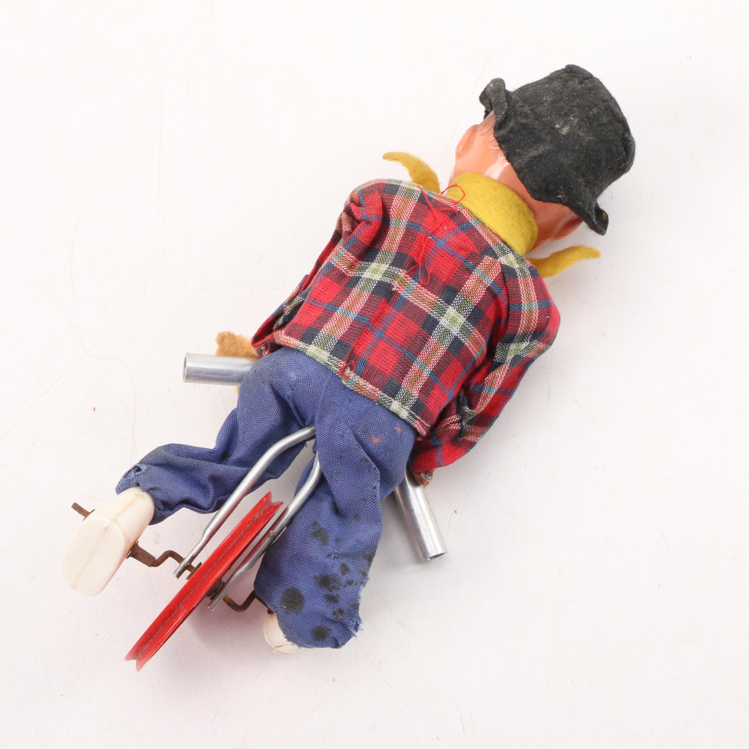 Disney Pop-Up Toy with Other Tin Litho Wind-Up and Kinetic Toys