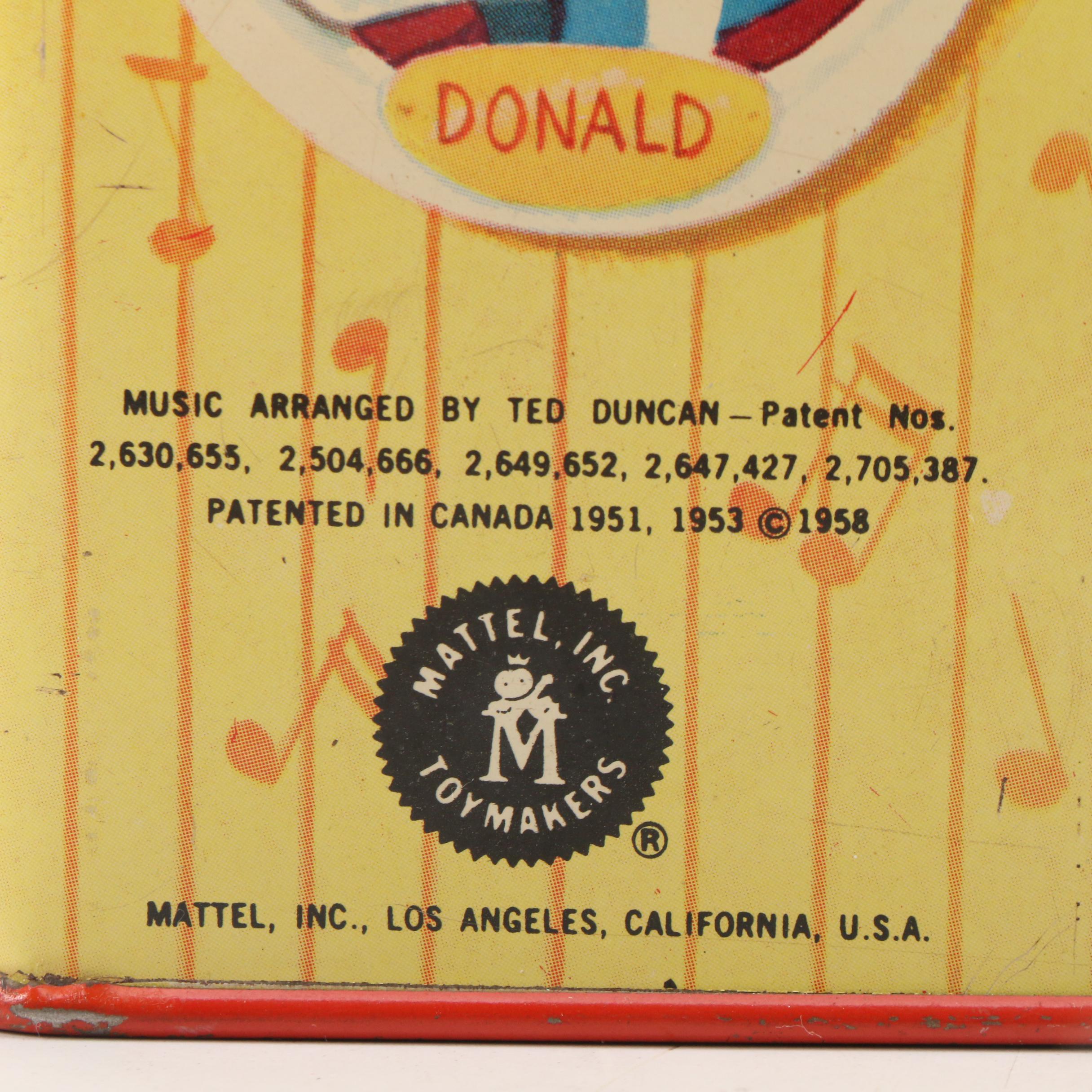 Disney Pop-Up Toy with Other Tin Litho Wind-Up and Kinetic Toys