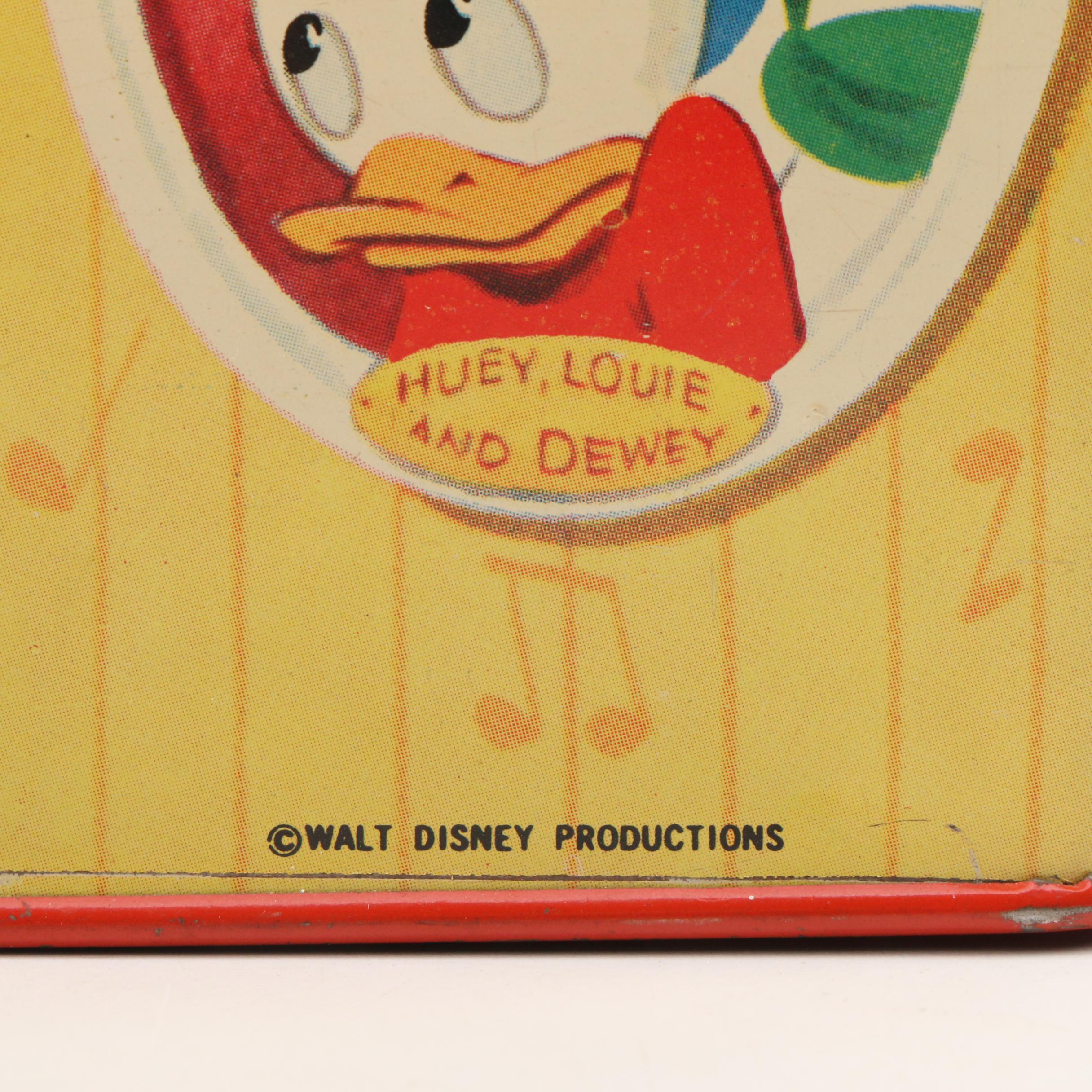Disney Pop-Up Toy with Other Tin Litho Wind-Up and Kinetic Toys