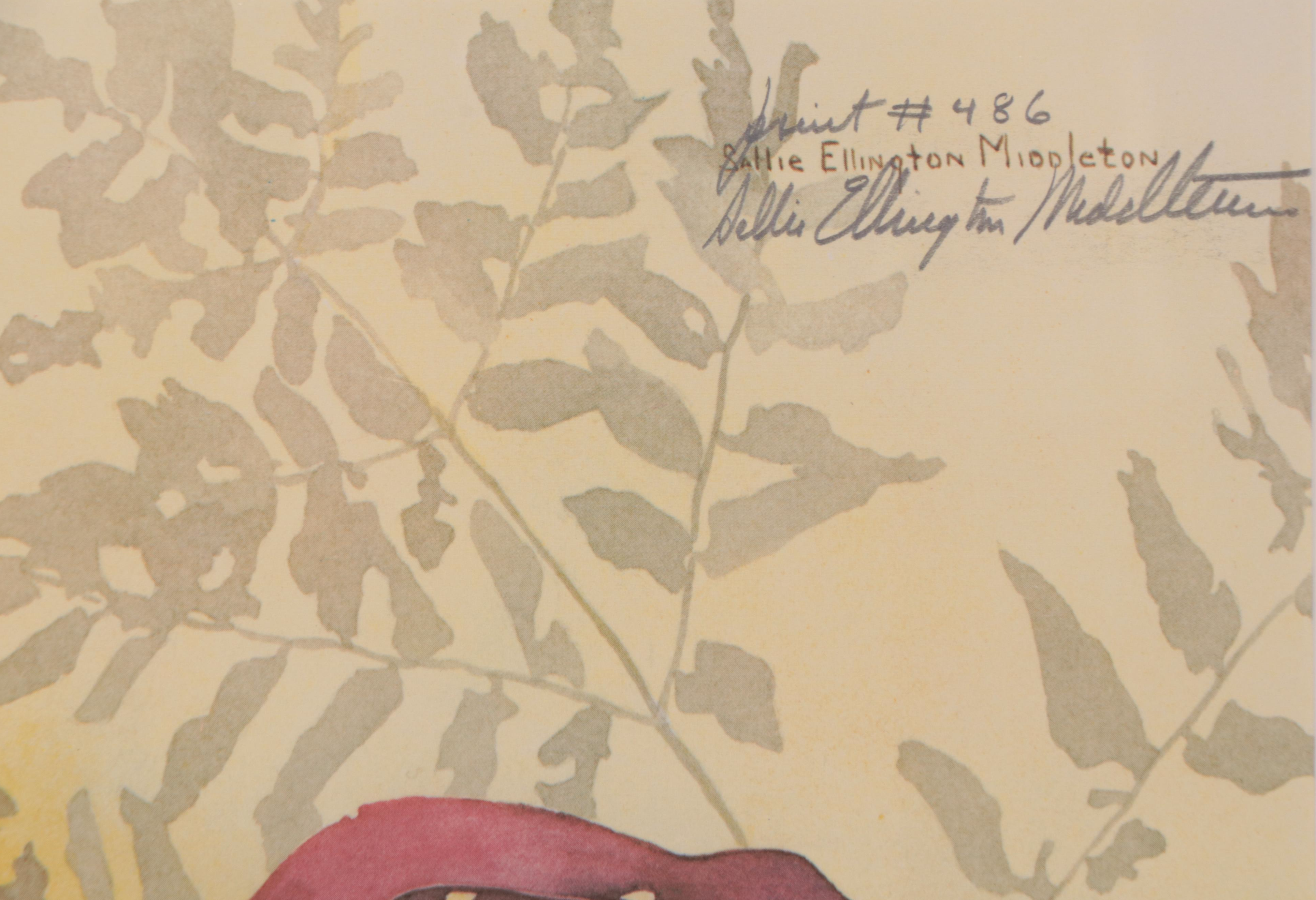 Sallie Ellington Middleton Offset Lithograph "Bobwhites"