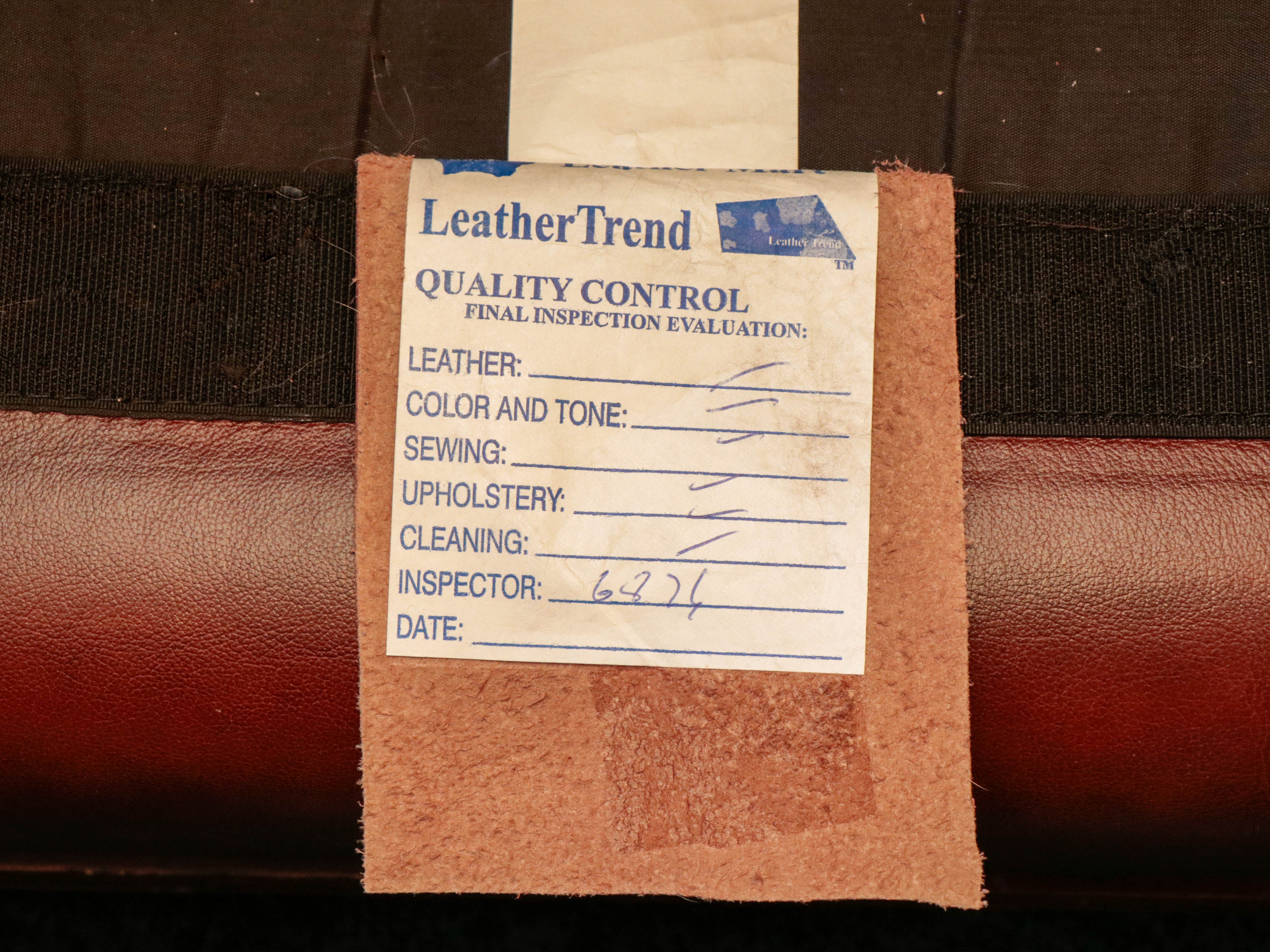 LeatherTrend Saddle Tan Leather and Carved Wood Club Chair with Ottoman