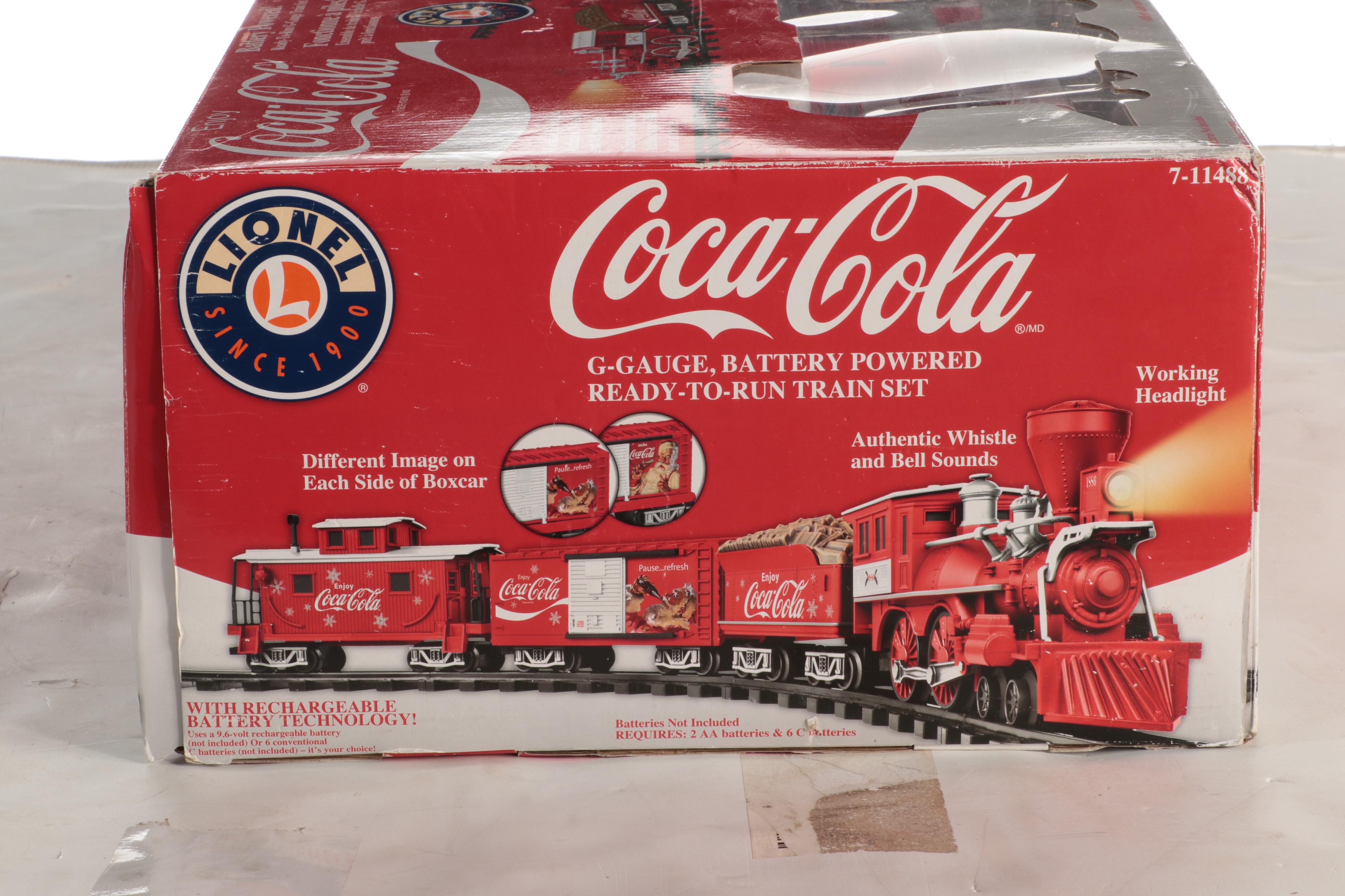 Lionel Coca-Cola G Scale Model Railroad Train Set, 2014