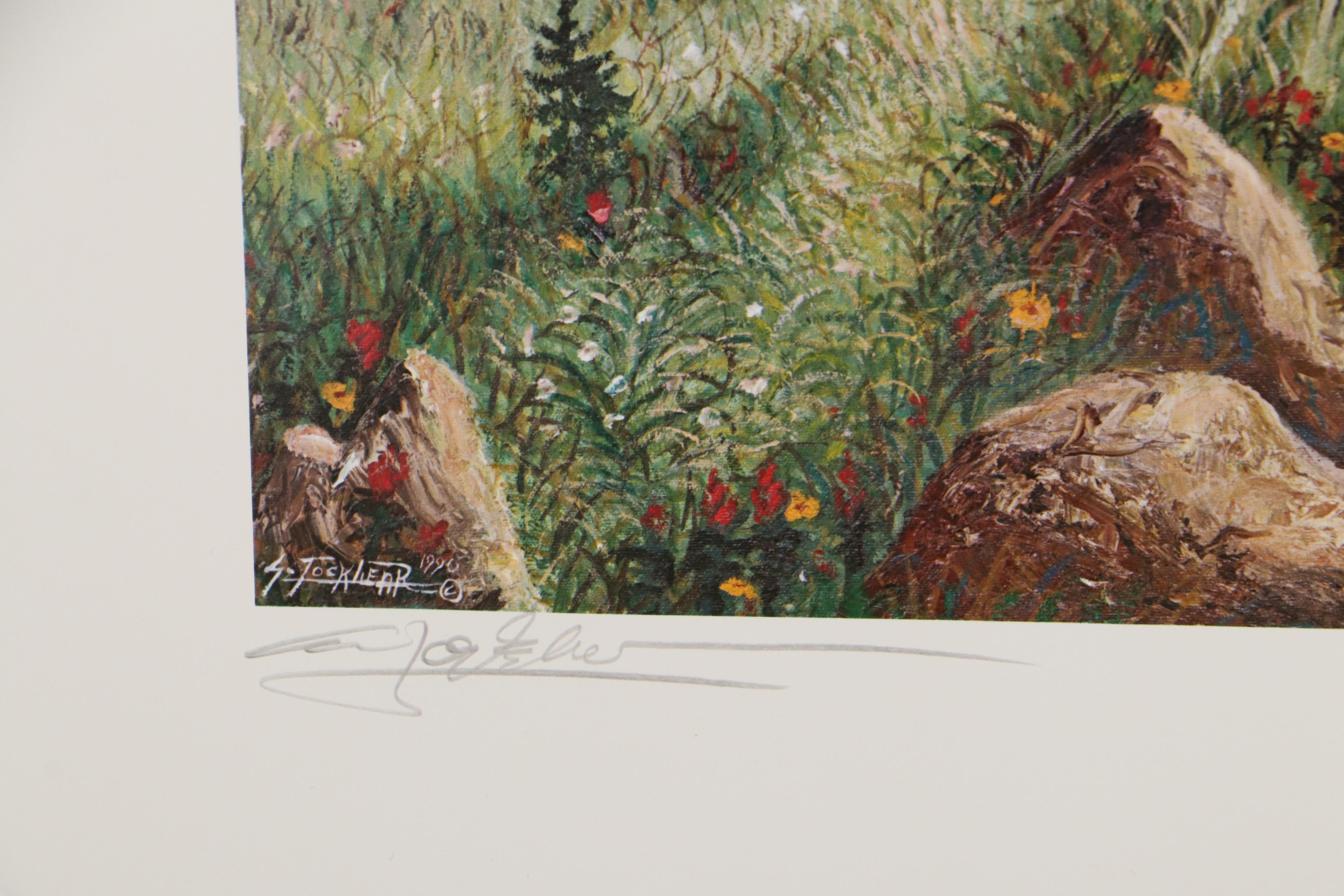 Gene Locklear Offset Lithograph "Trail of Tears II"