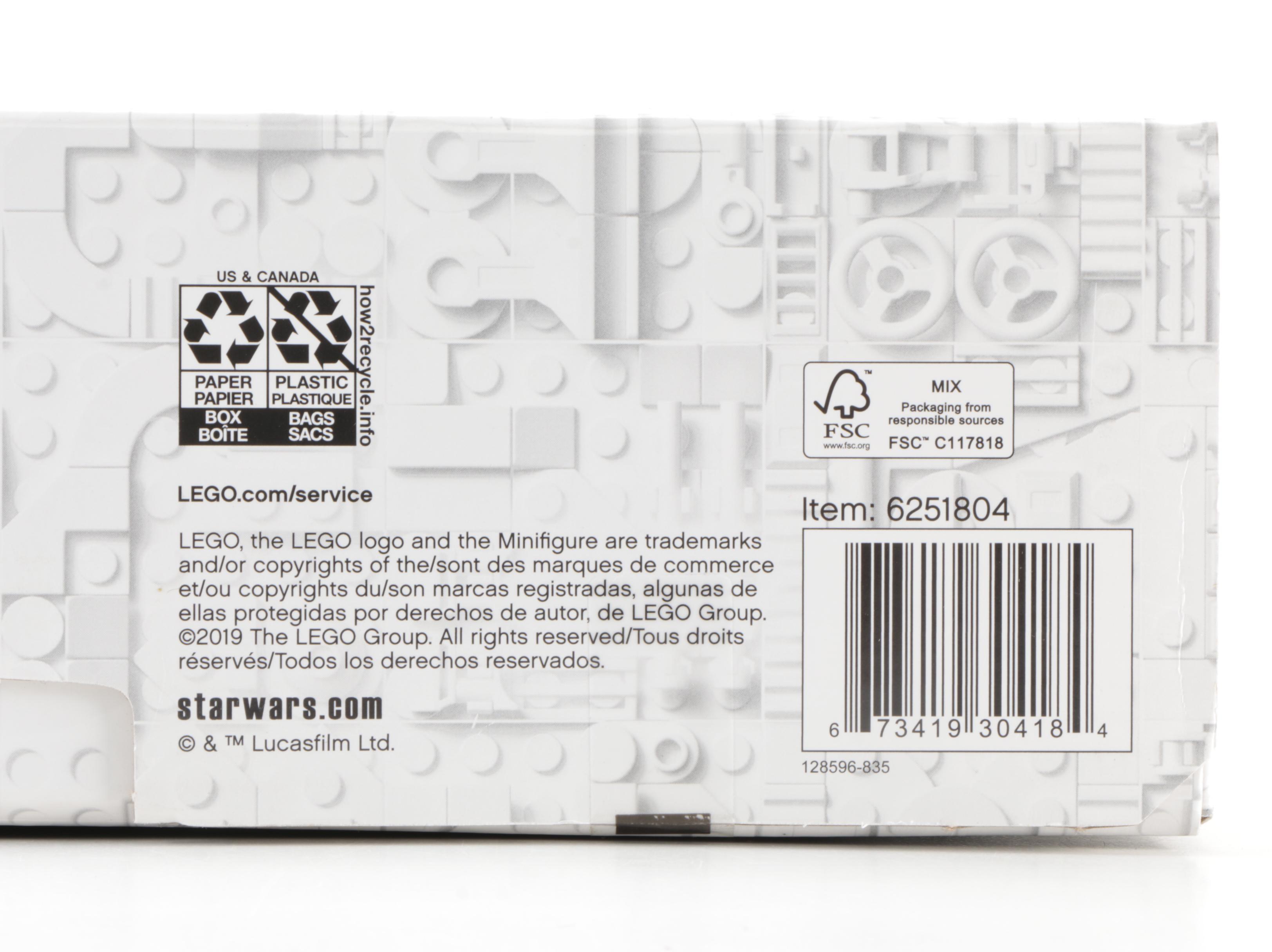 LEGO Star Wars "Darth Vader's Castle" Set, 2019