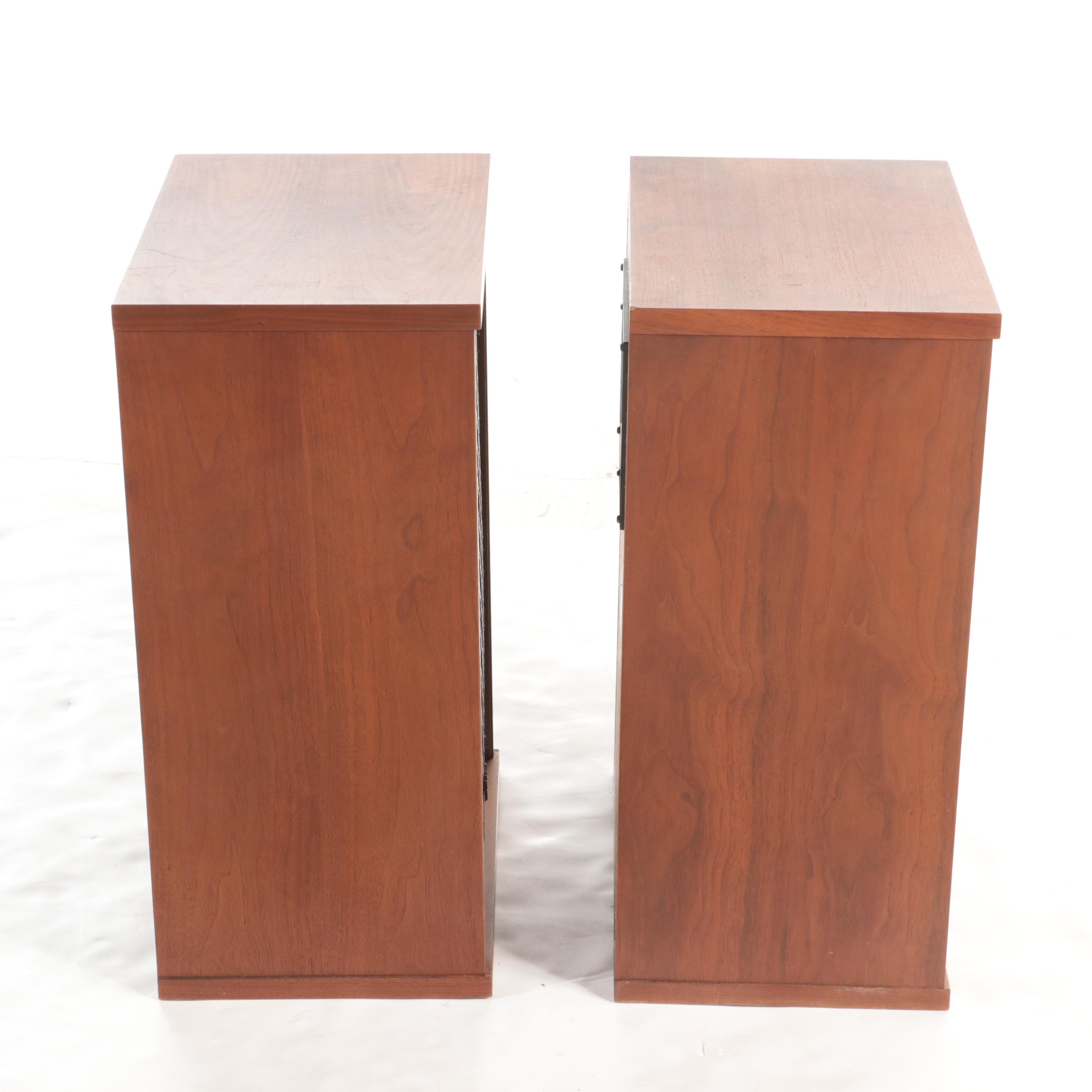 Sansui SP 1200 3-Way Loudspeaker System with Walnut Cabinets