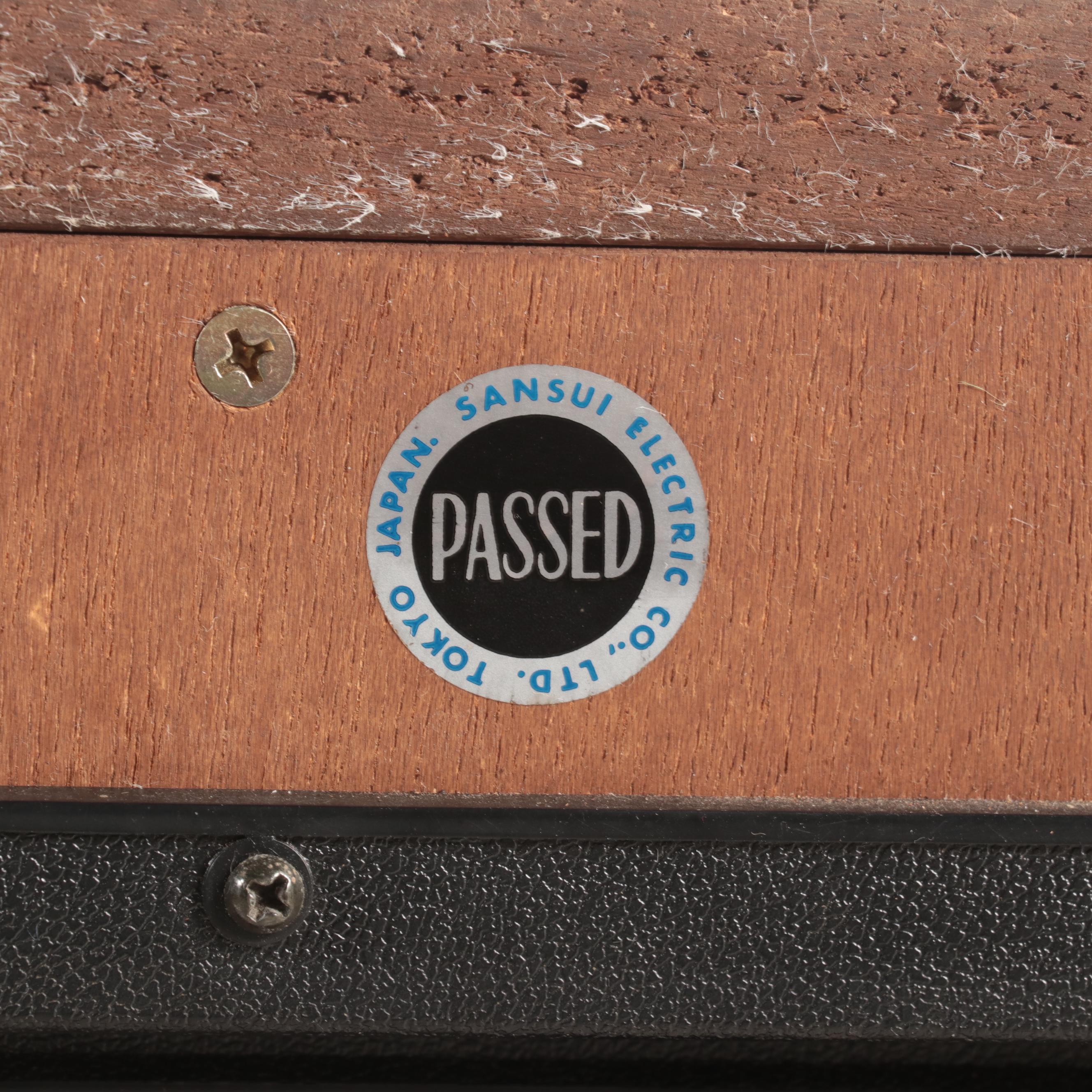 Sansui SP 1200 3-Way Loudspeaker System with Walnut Cabinets