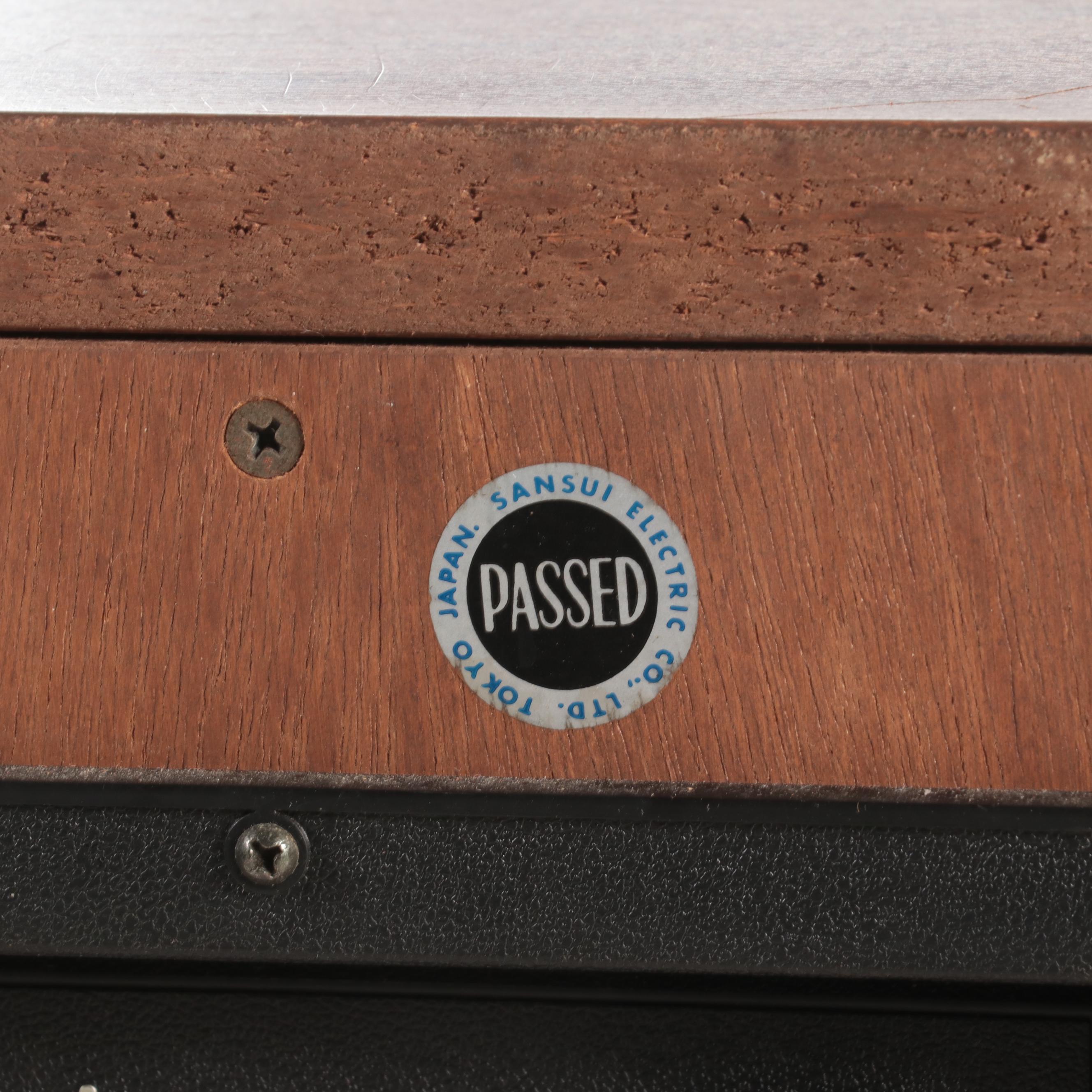 Sansui SP 1200 3-Way Loudspeaker System with Walnut Cabinets