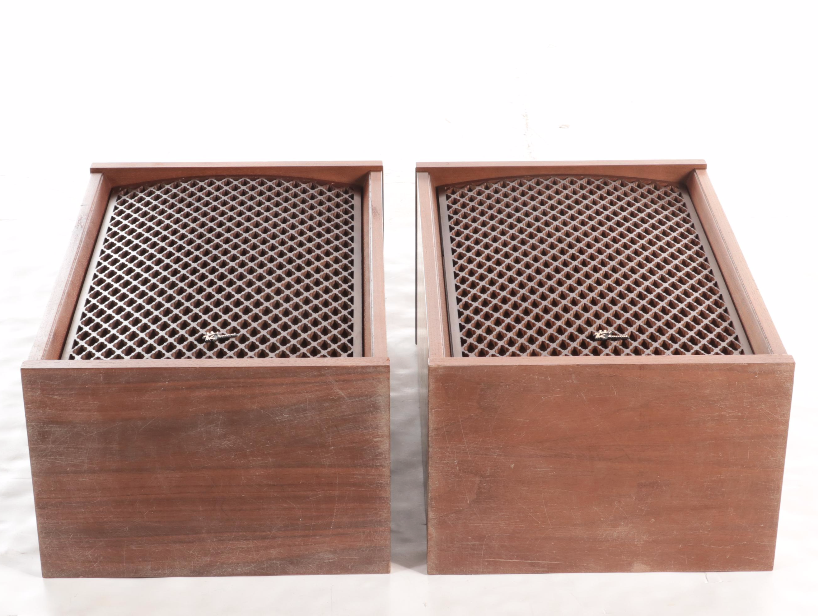 Sansui SP 1200 3-Way Loudspeaker System with Walnut Cabinets