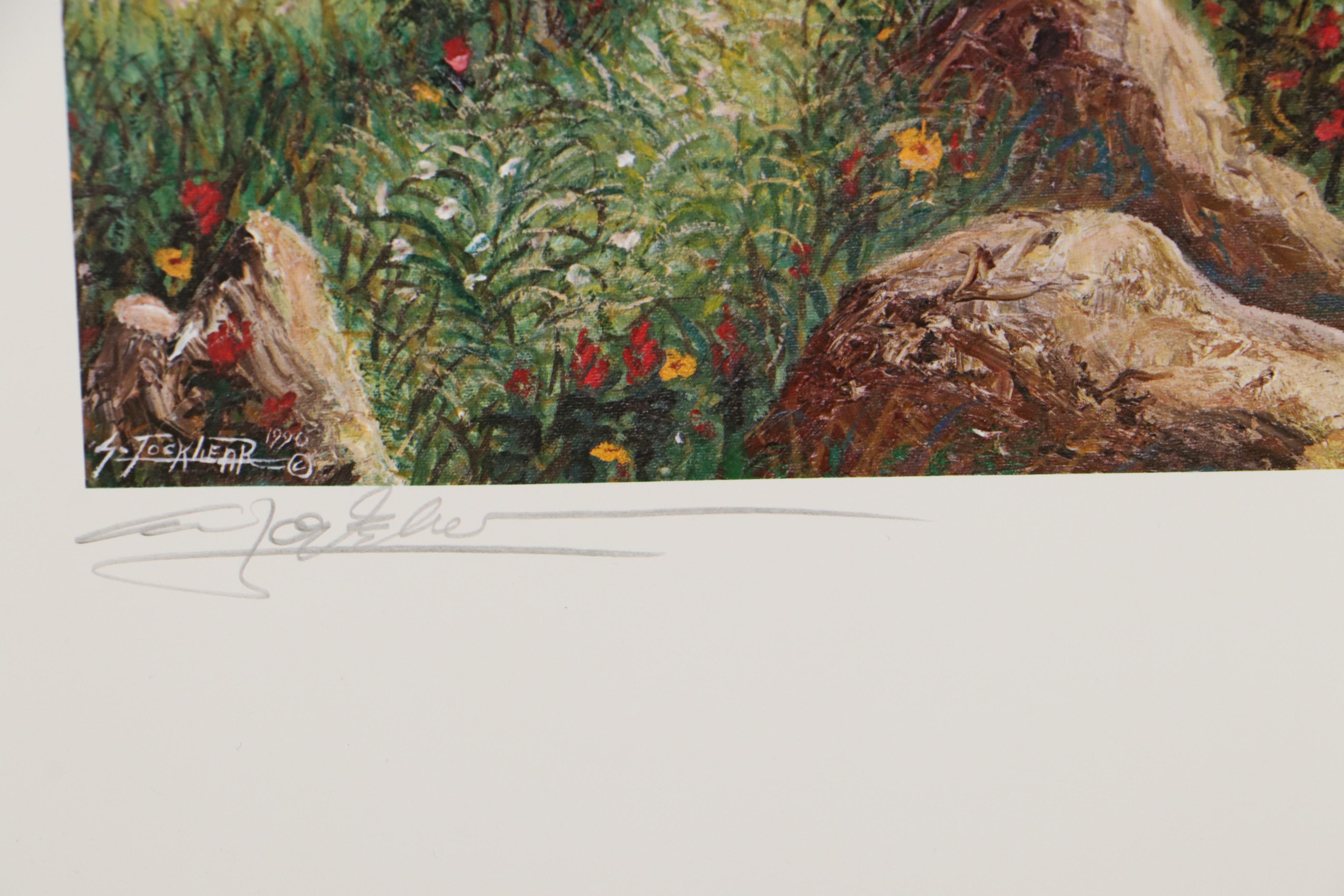 Gene Locklear Offset Lithograph "Trail of Tears II"