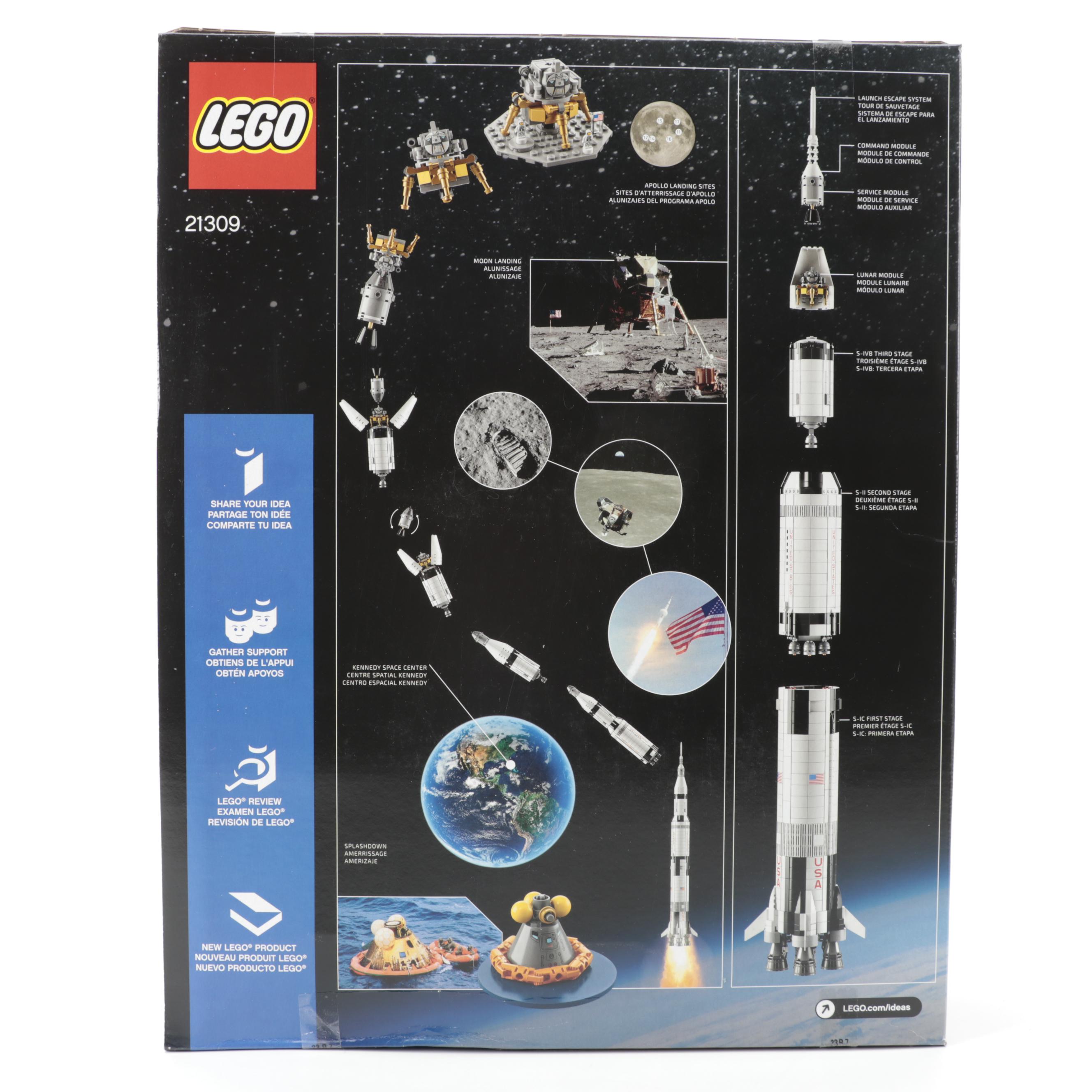 LEGO Ideas "NASA Apollo Saturn V" Set, 2017