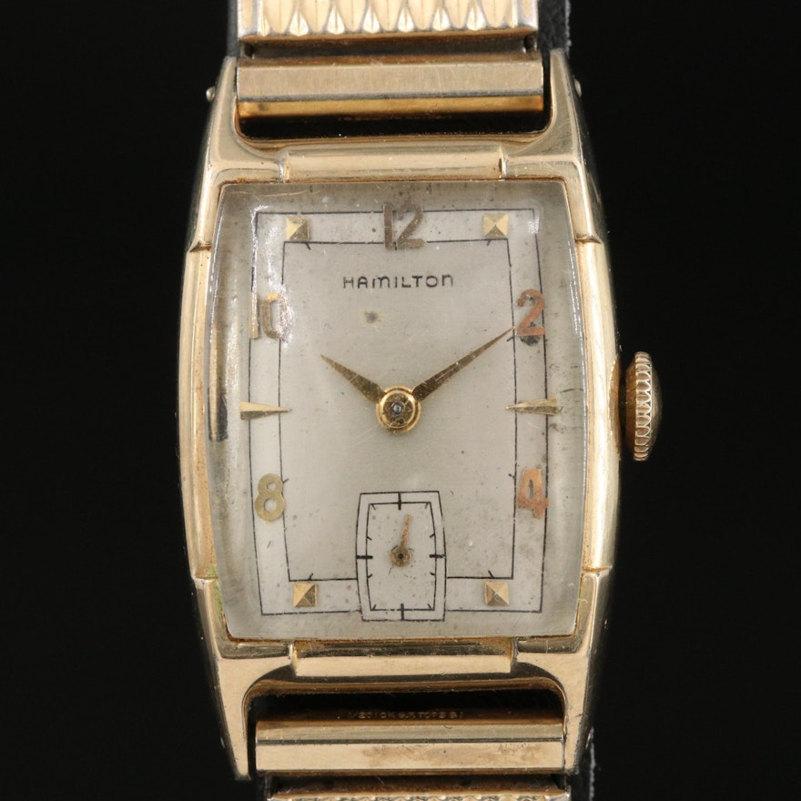 Hamilton 14K Gold Filled Wristwatch