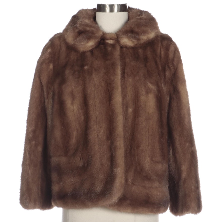 Mink Fur Jacket from Lowenthal's, Mid-20th Century
