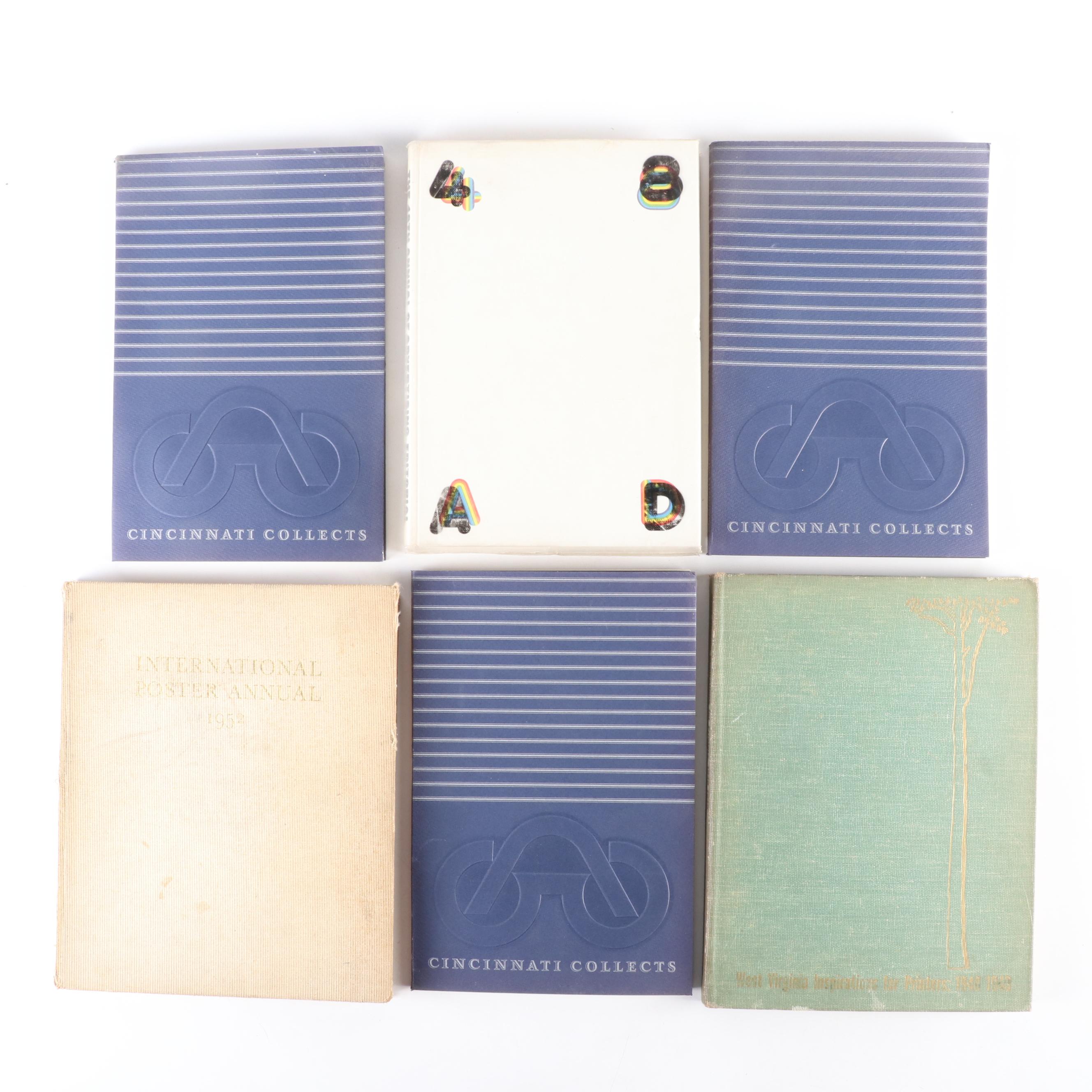 Noel Martin Designed Posters and Booklets with Other Art Books and Ephemera