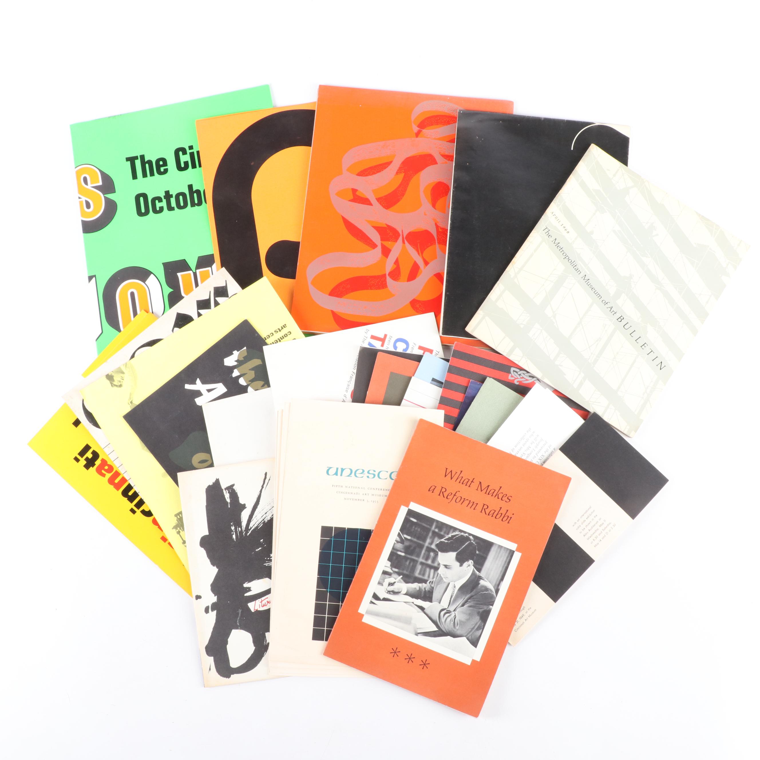 Noel Martin Designed Posters and Booklets with Other Art Books and Ephemera
