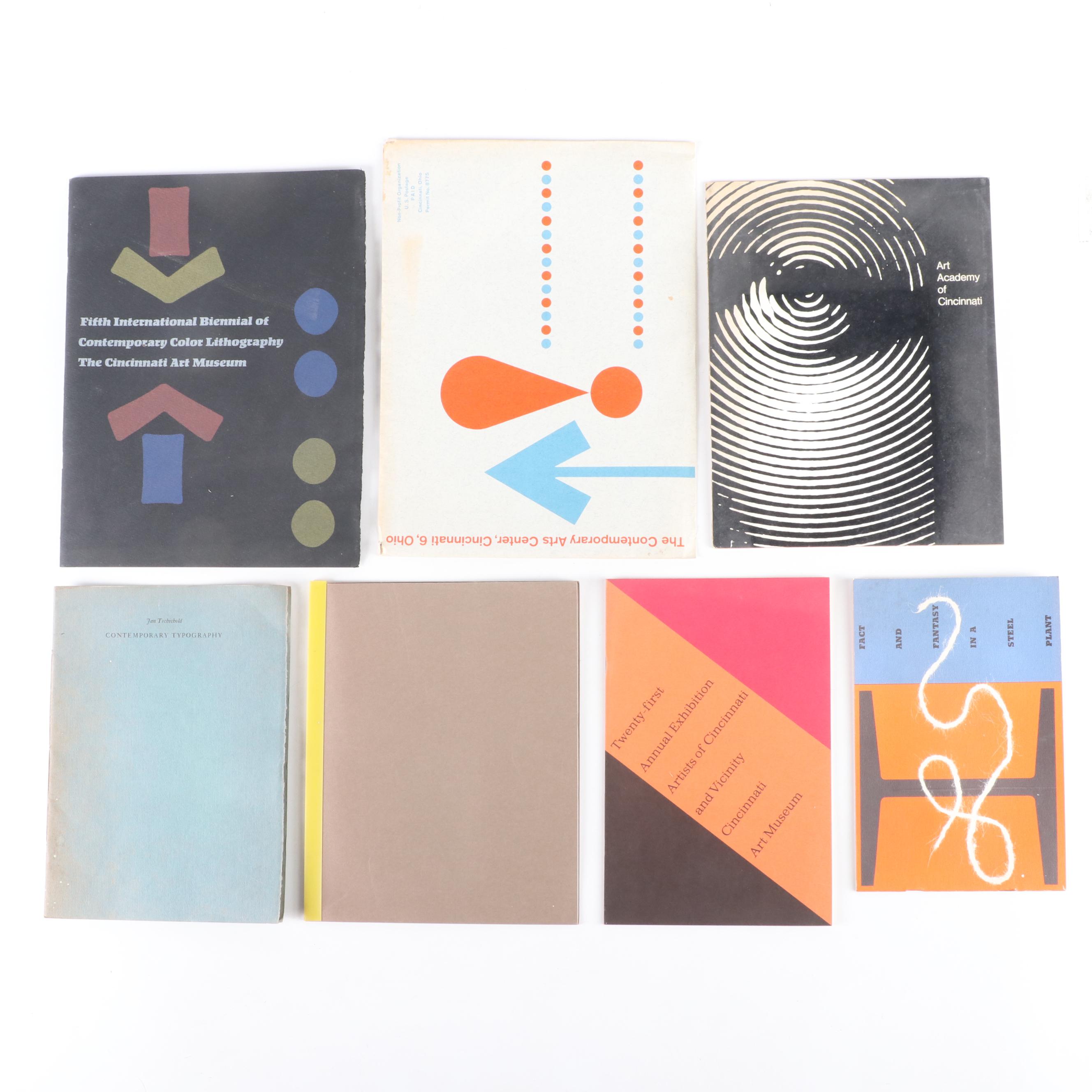 Noel Martin Designed Posters and Booklets with Other Art Books and Ephemera