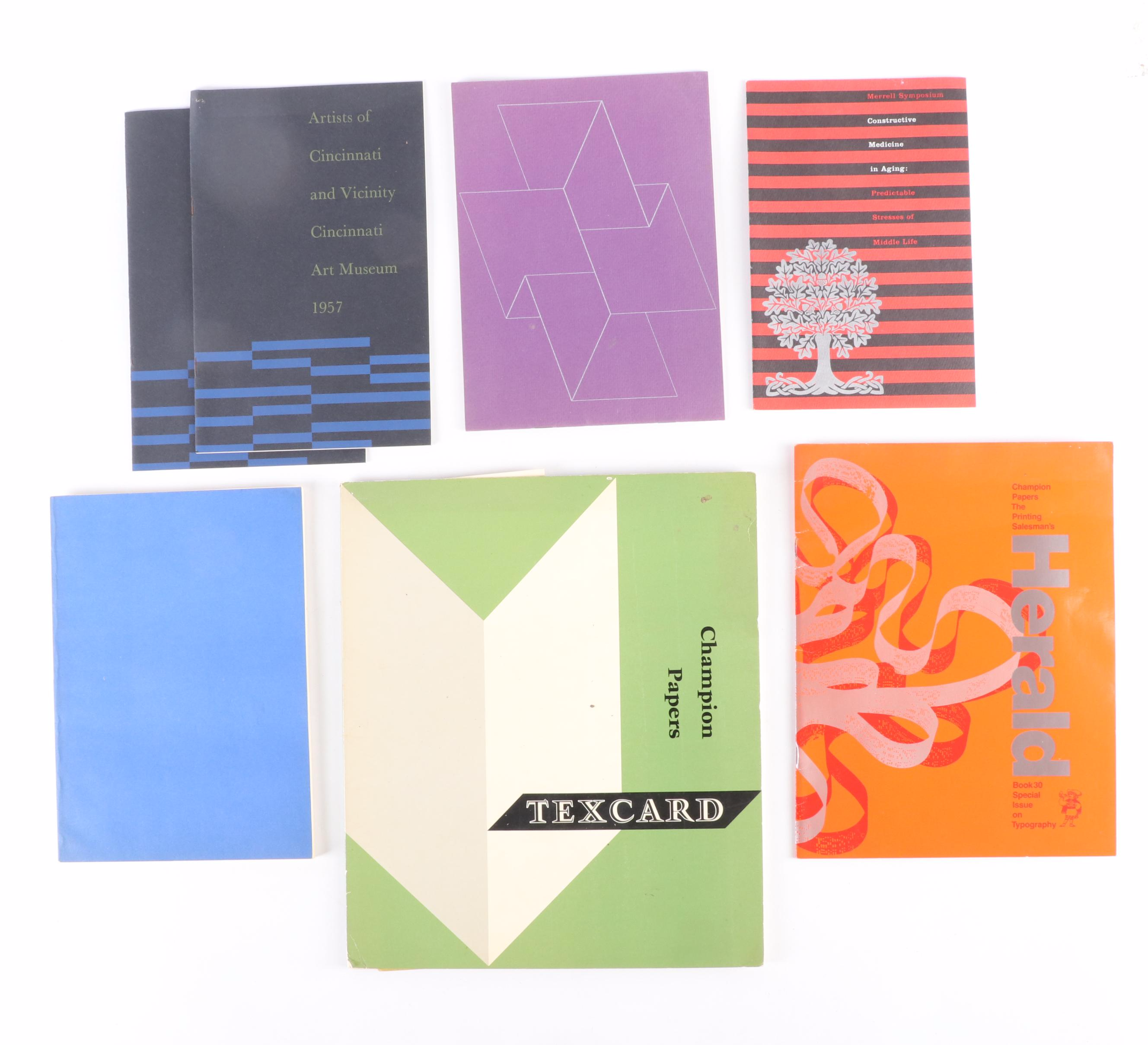 Noel Martin Designed Posters and Booklets with Other Art Books and Ephemera