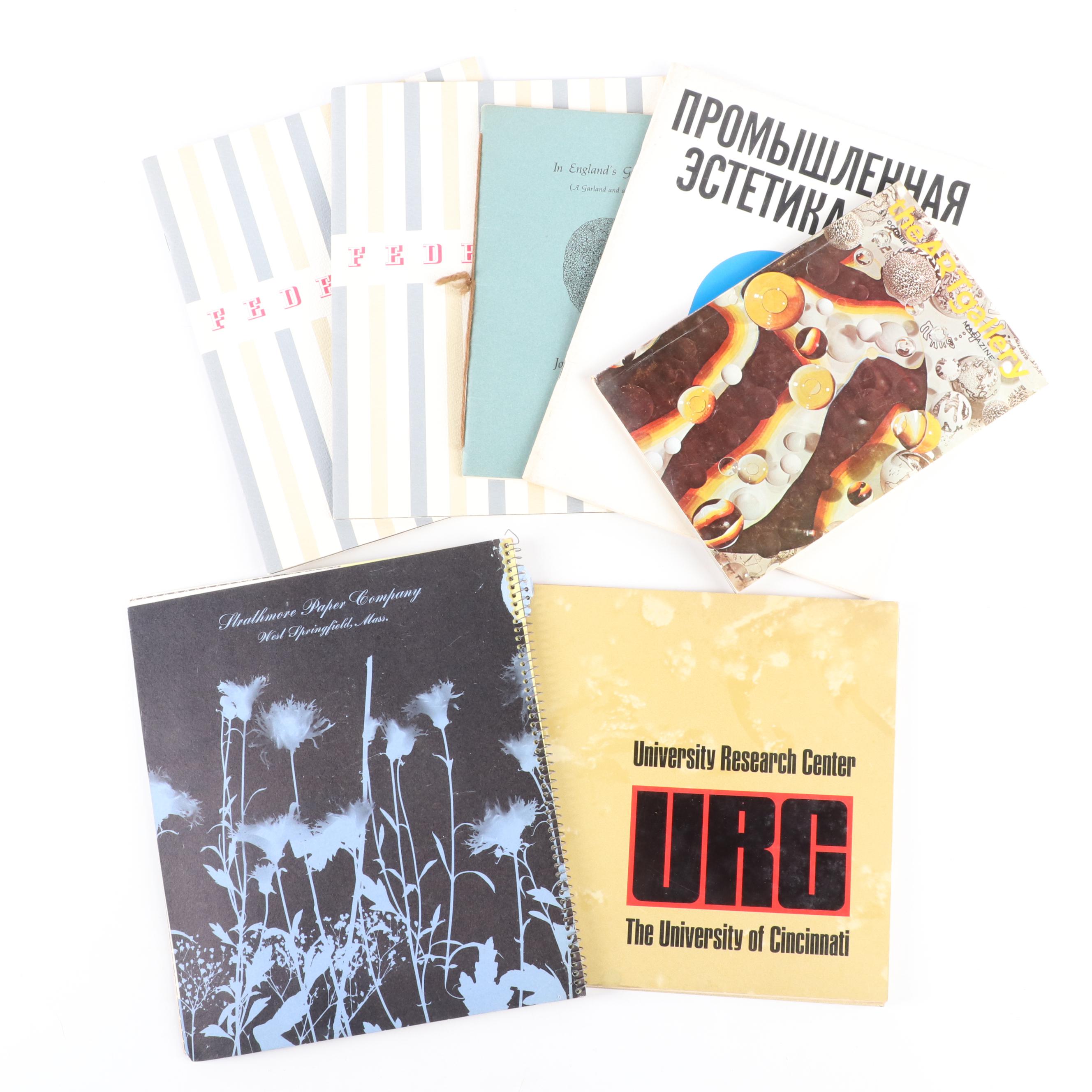 Noel Martin Designed Posters and Booklets with Other Art Books and Ephemera