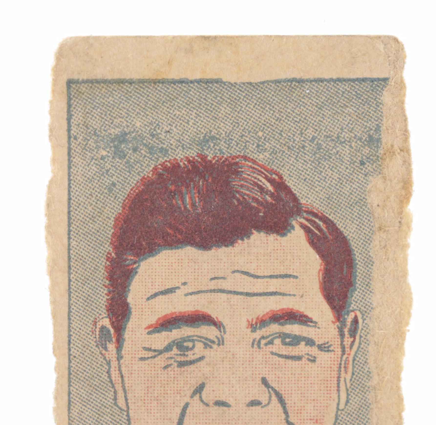 1926 W512 Babe Ruth #6 Yankees, A.L. Hand-Cut Baseball Strip Card