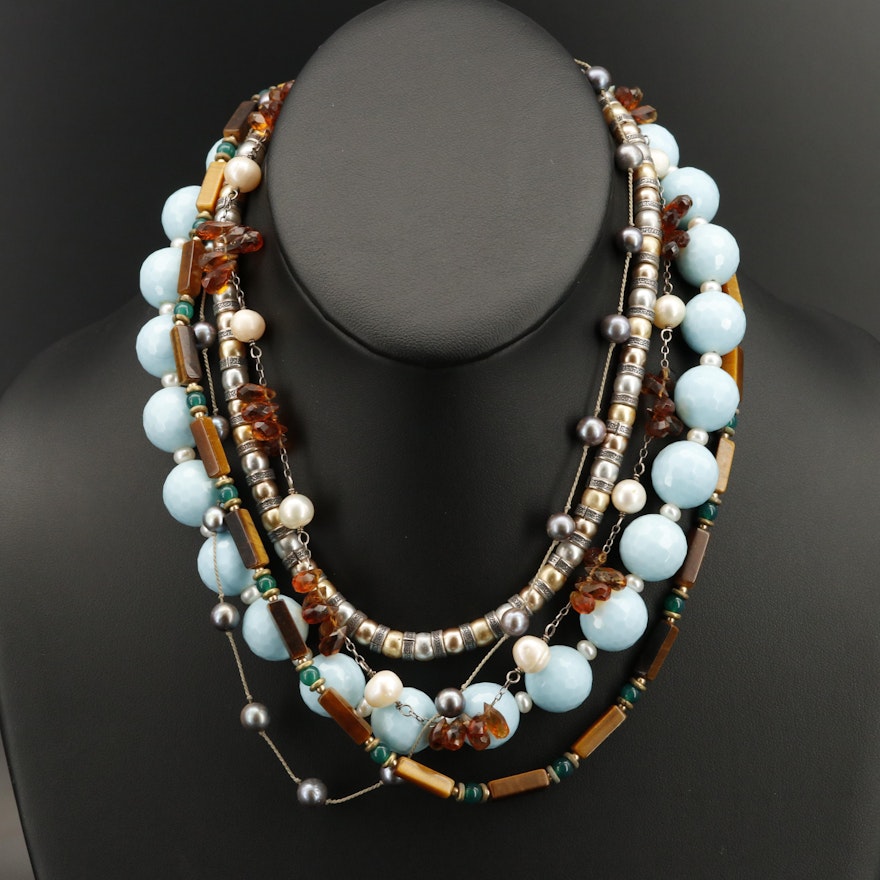 Dexter Wilson Featured with Sterling, Gold-Filled and Gemstone Necklaces