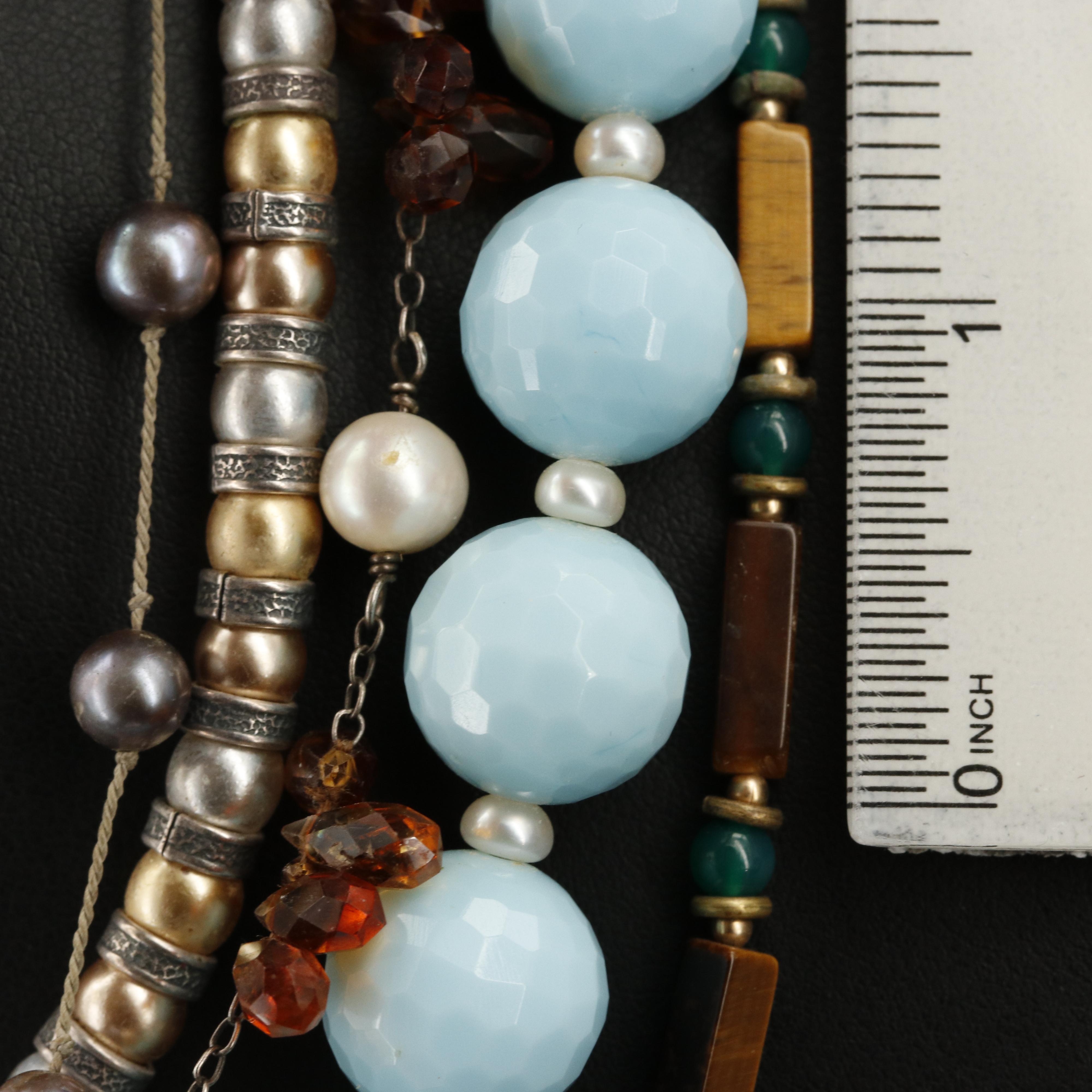 Dexter Wilson Featured with Sterling, Gold-Filled and Gemstone Necklaces