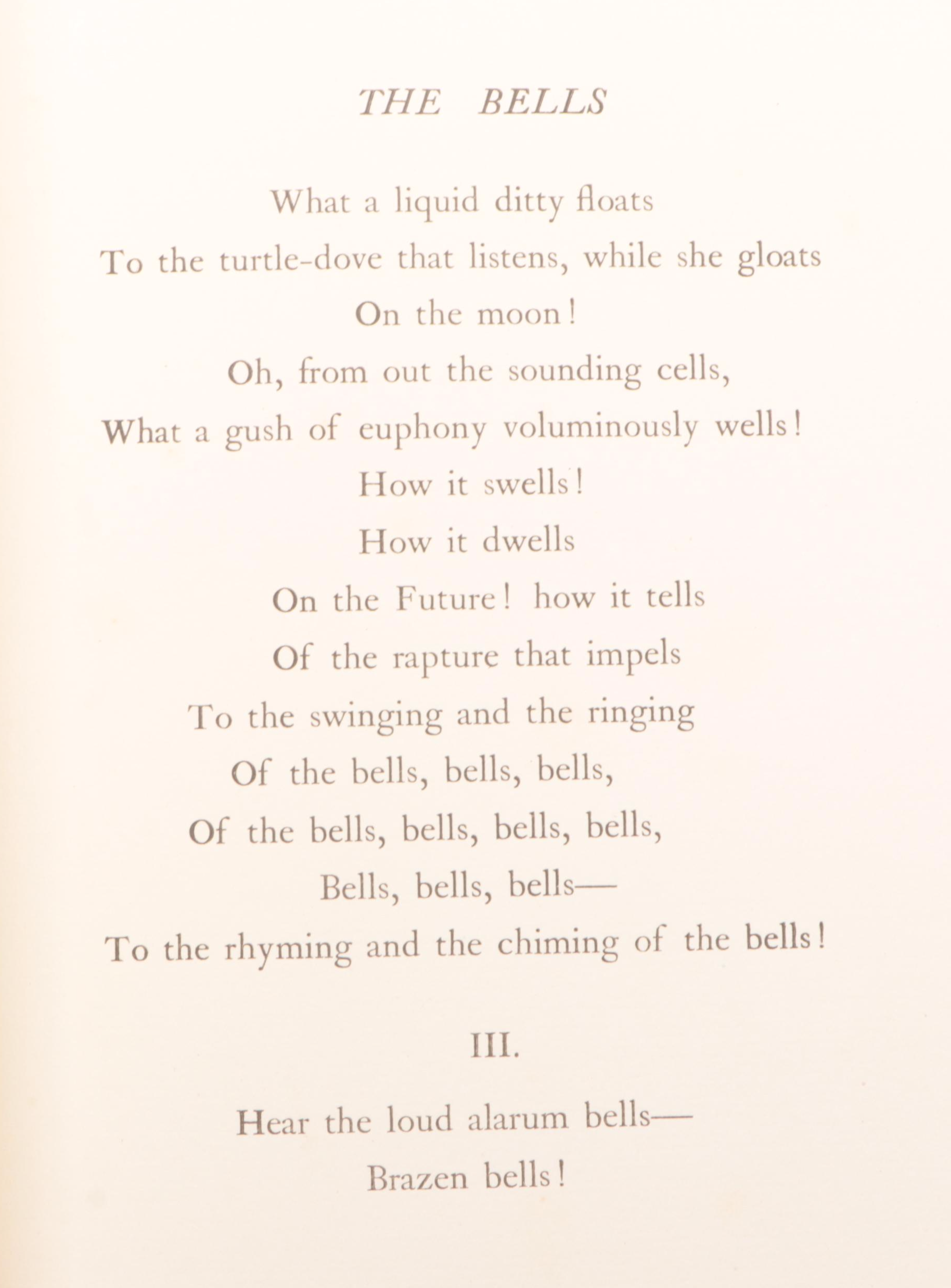 "The Bells and Other Poems" by Edgar Allan Poe