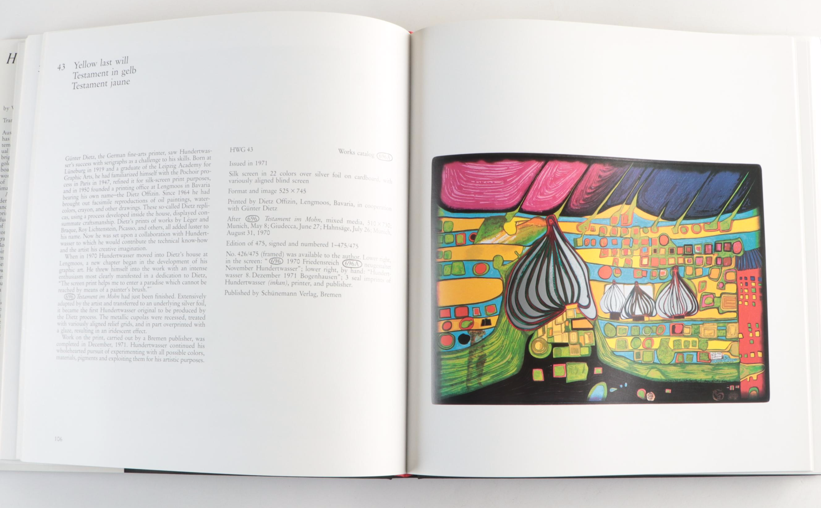 "Friedensreich Hundertwasser: The Complete Graphic Work, 1951–1986" and More