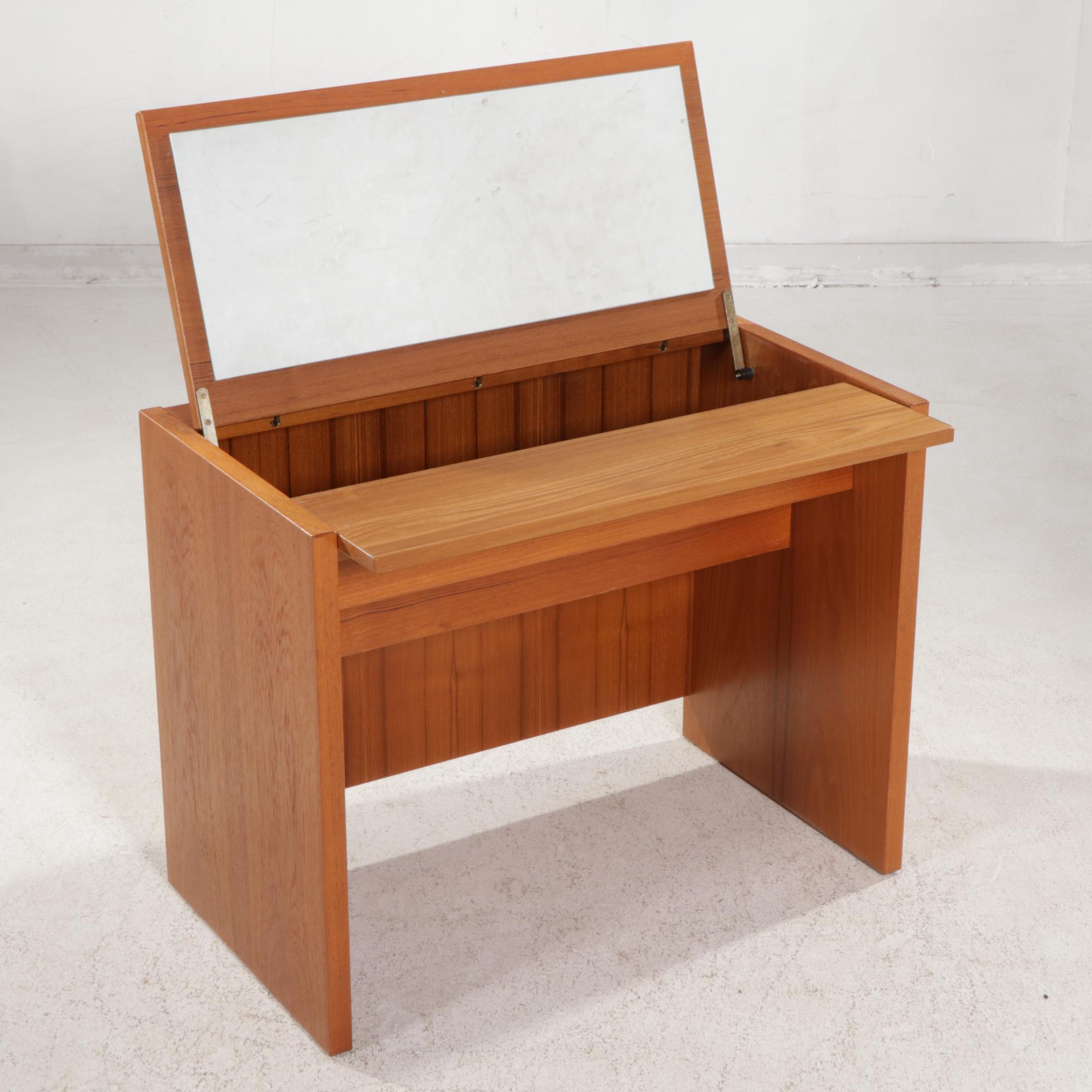 Jesper International Danish Modern Teak Vanity Table