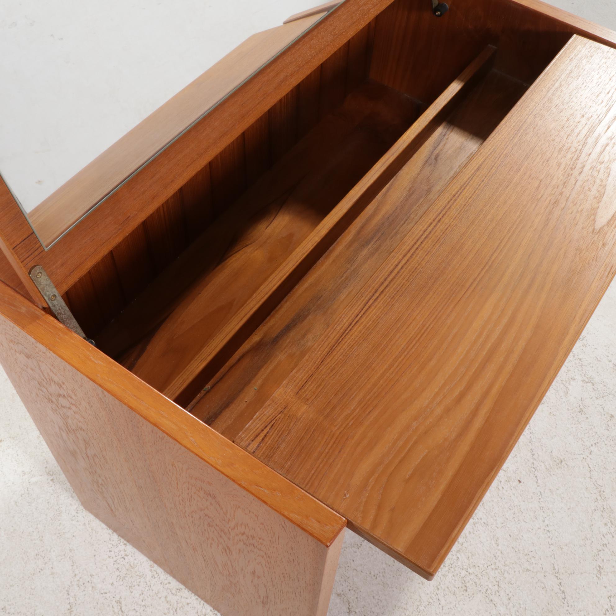 Jesper International Danish Modern Teak Vanity Table