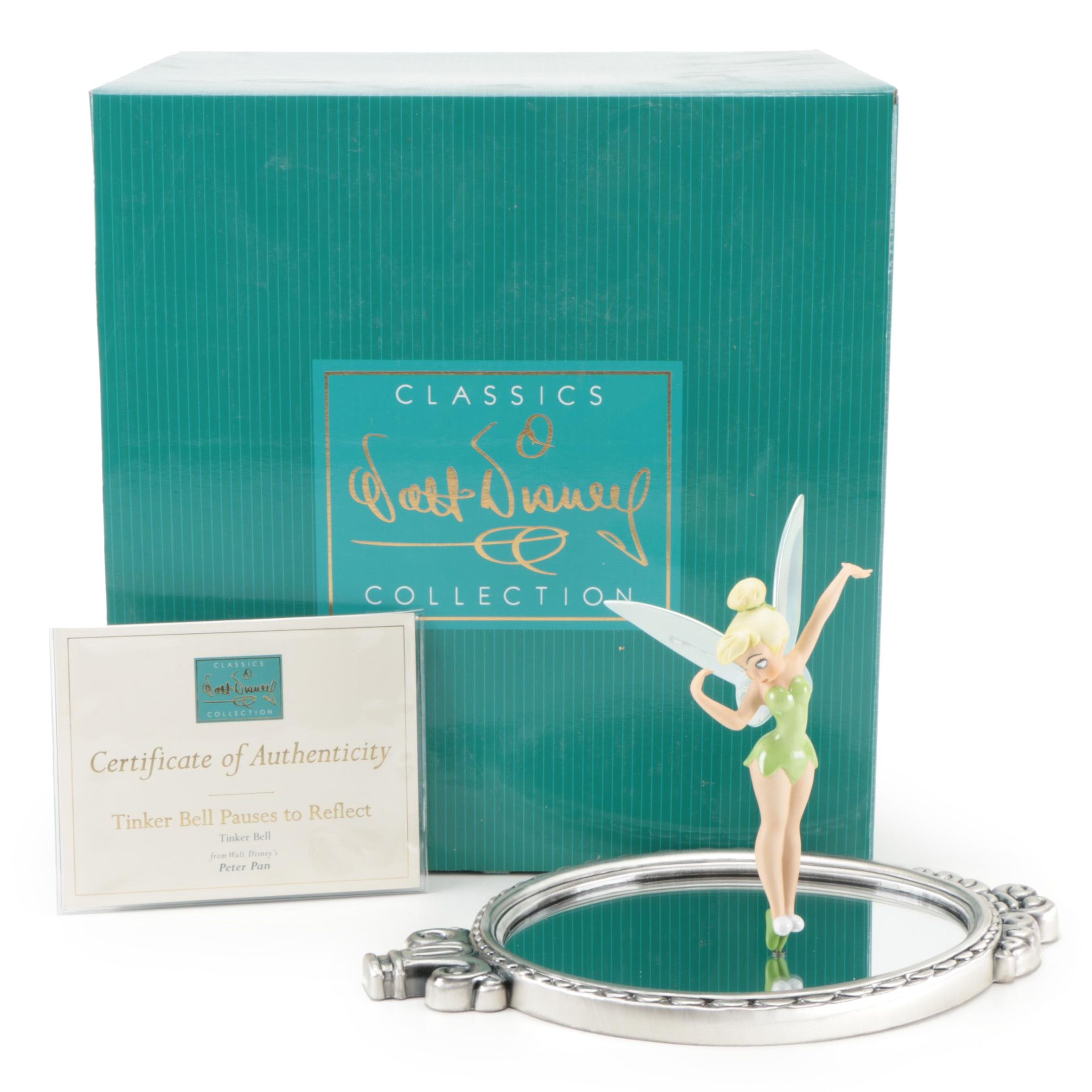 Walt Disney Classics Collection  "Tinker Bell Pauses To Reflect" Figurine, 1999