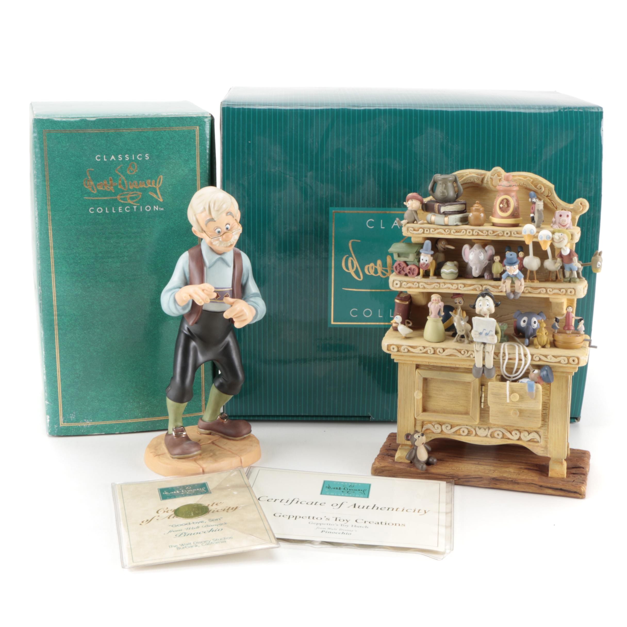 Walt Disney Classics Collection "Good-Bye, Son" and "Geppetto's Toy Hutch"
