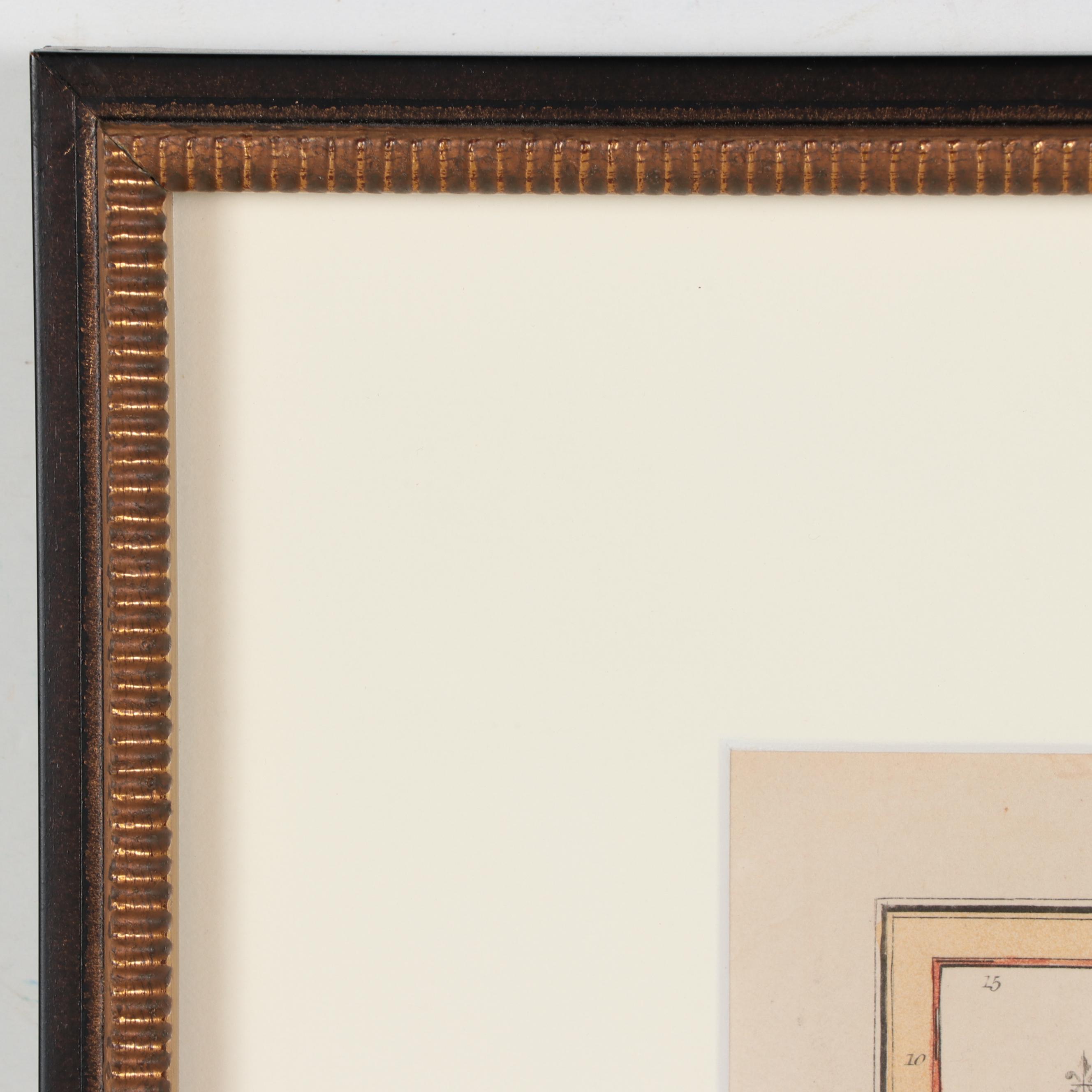 Hand-Colored Engraving Map "Buckinghamshire," Mid to Late 19th Century