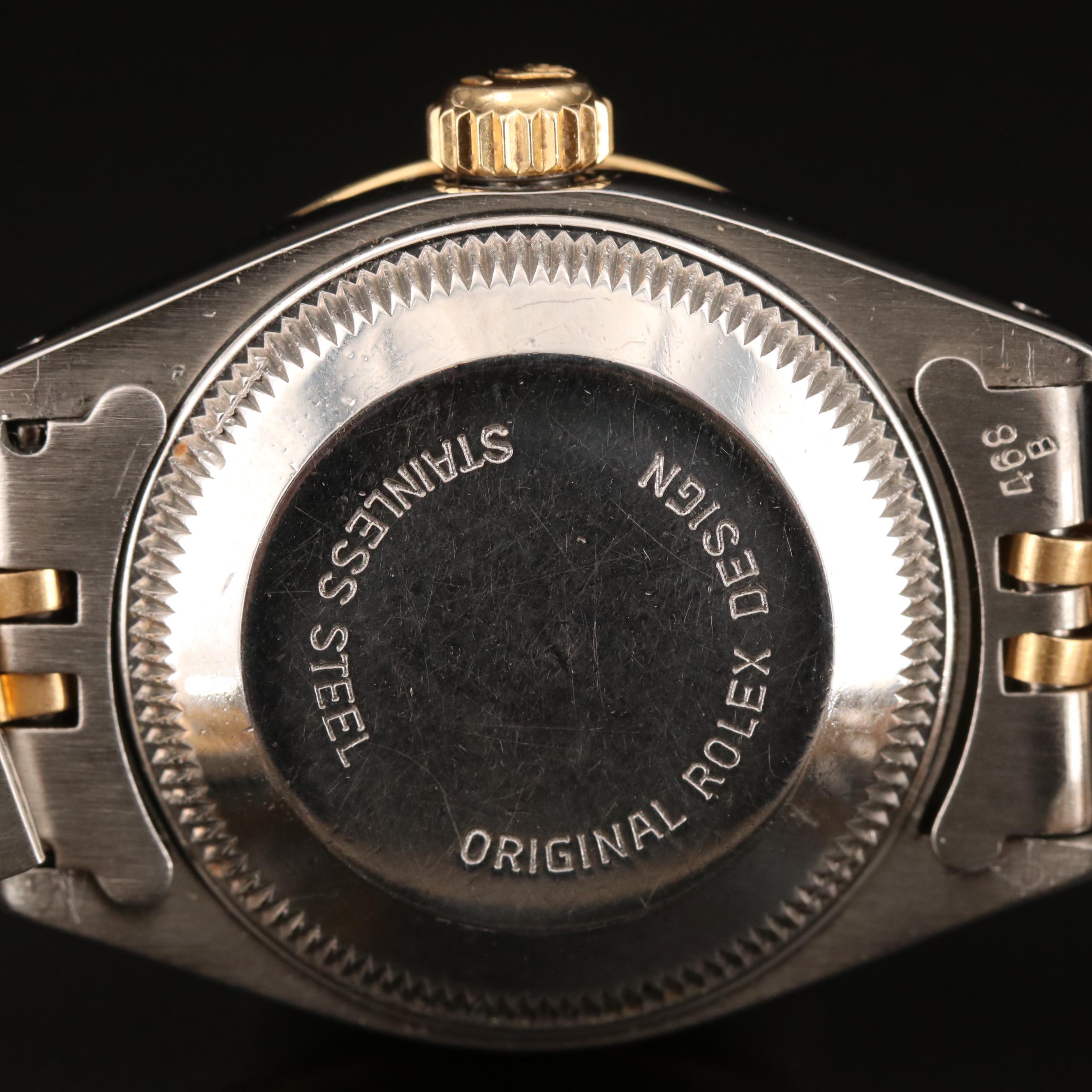 1981 Rolex Oyster Perpetual Date Diamond Watch