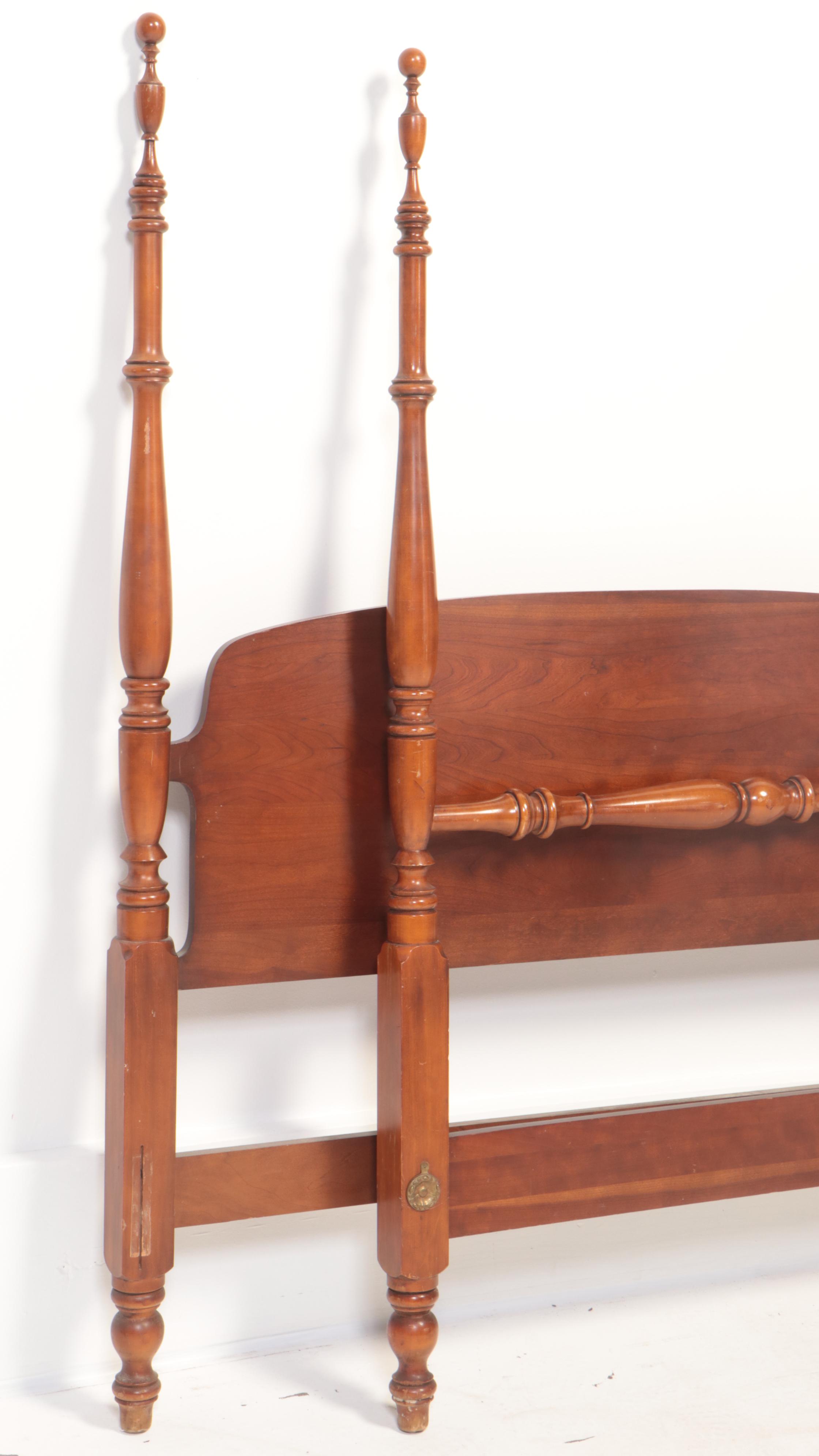 American Colonial Style Cherry Full Size Bed