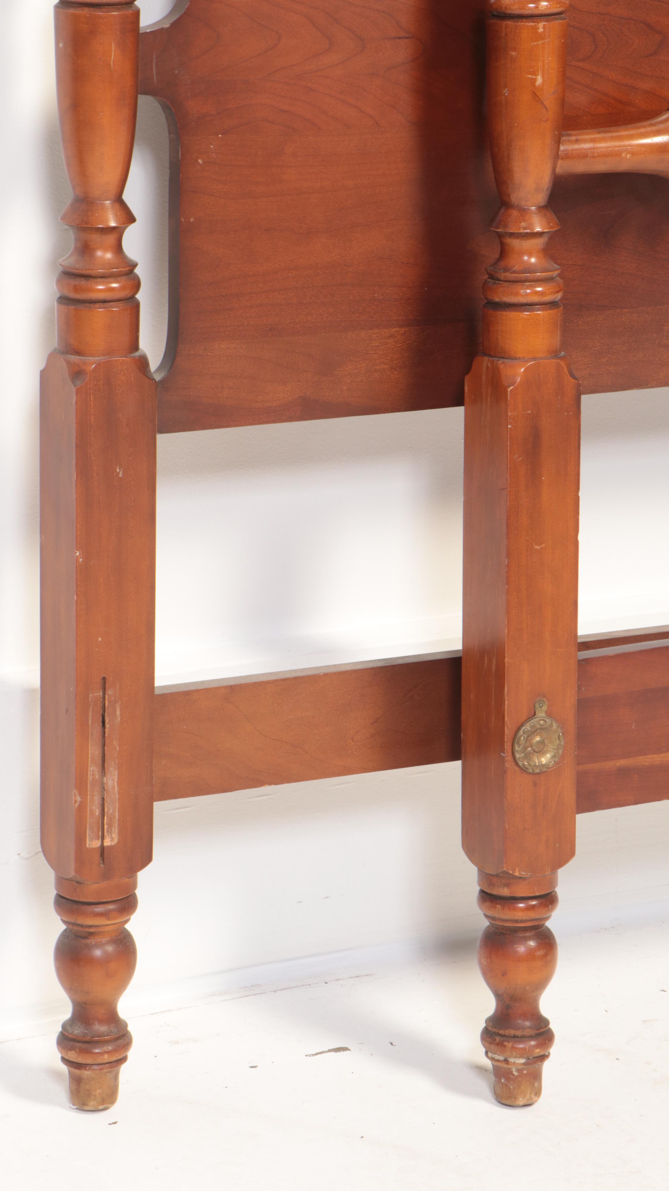 American Colonial Style Cherry Full Size Bed