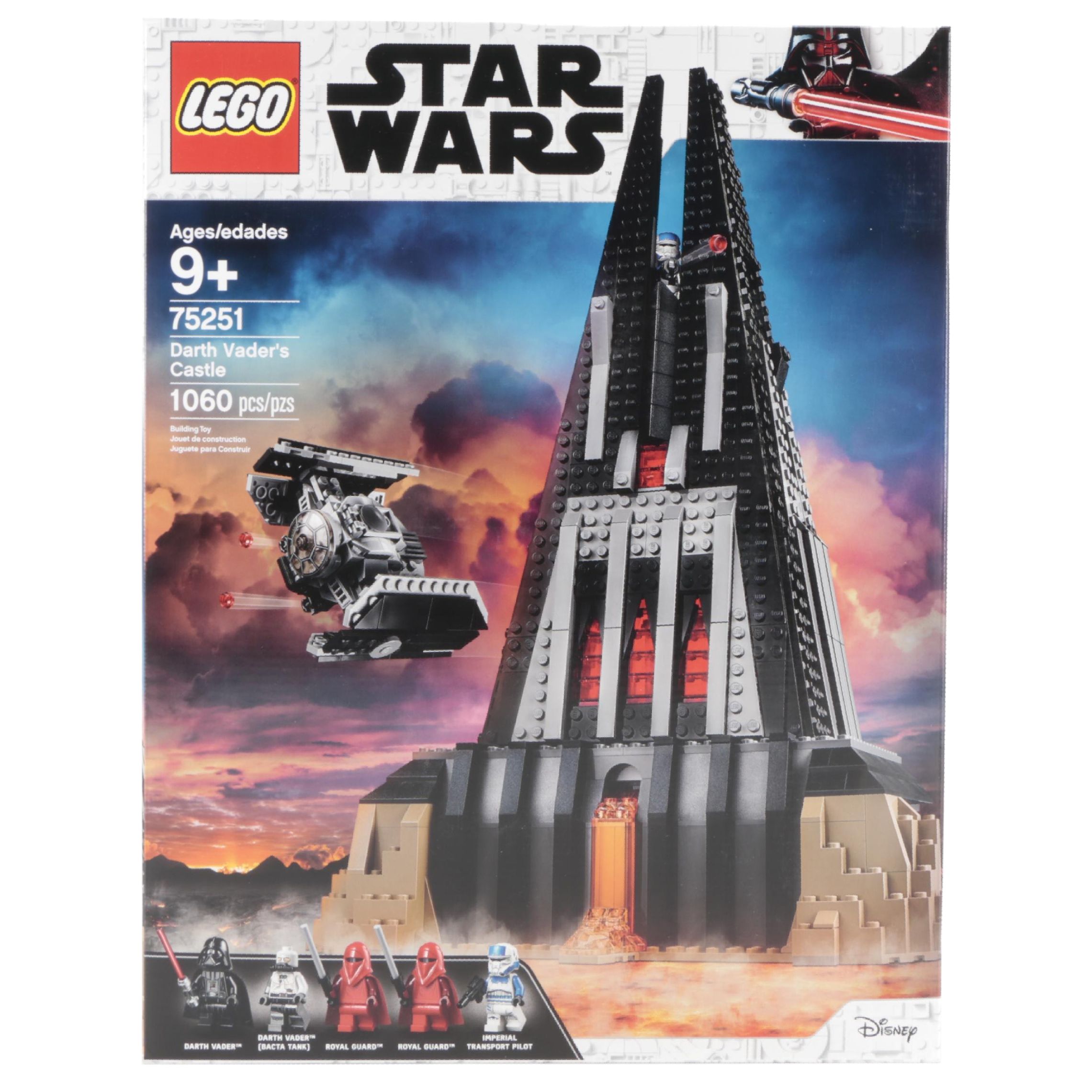 LEGO Star Wars "Darth Vader's Castle" Set, 2019