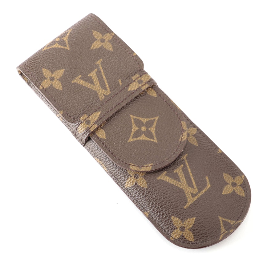 Louis Vuitton Glasses Case in Monogram Coated Canvas