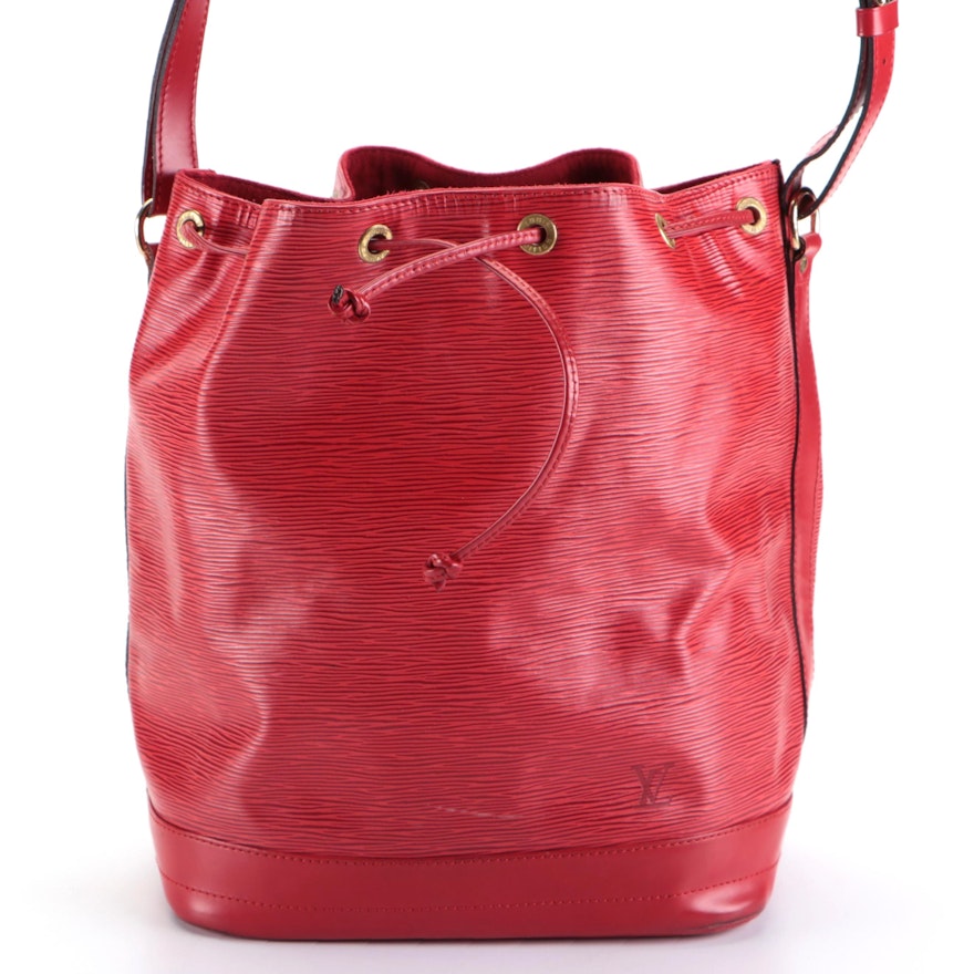 Louis Vuitton Noé Bucket Bag in Castilian Epi and Smooth Leather