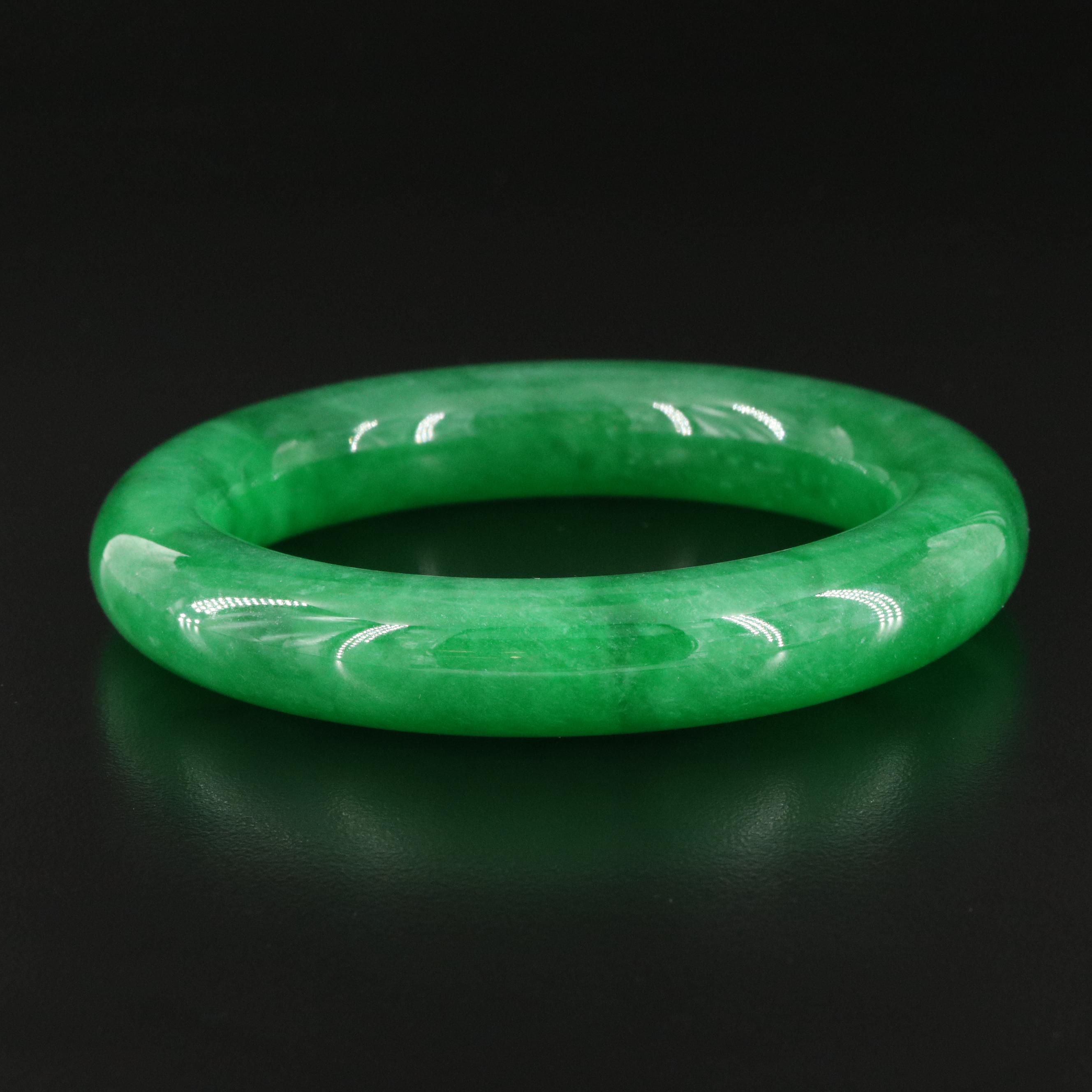 Jadeite Hololith Bangle