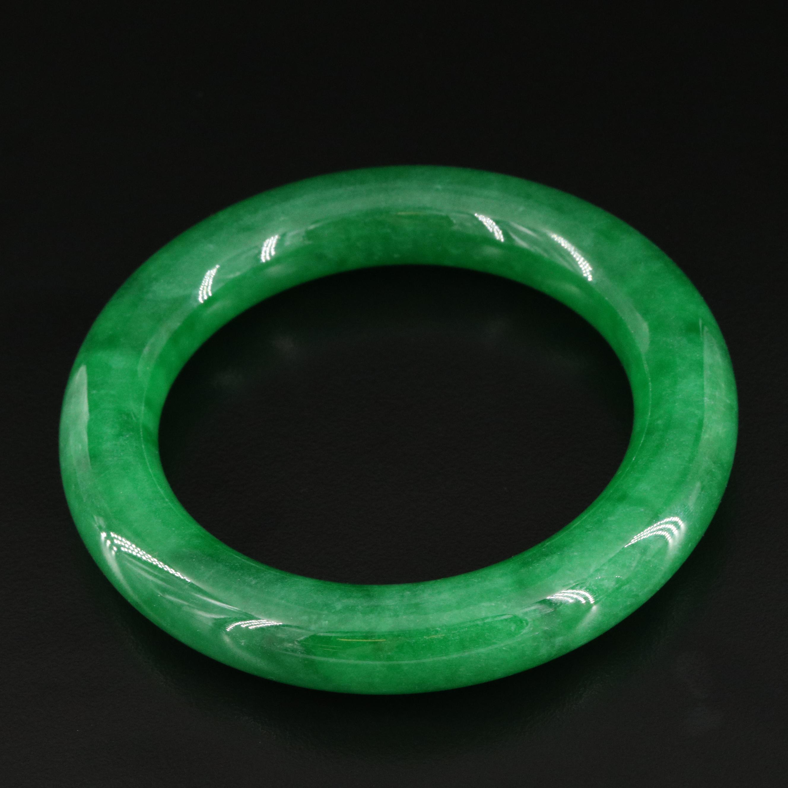 Jadeite Hololith Bangle