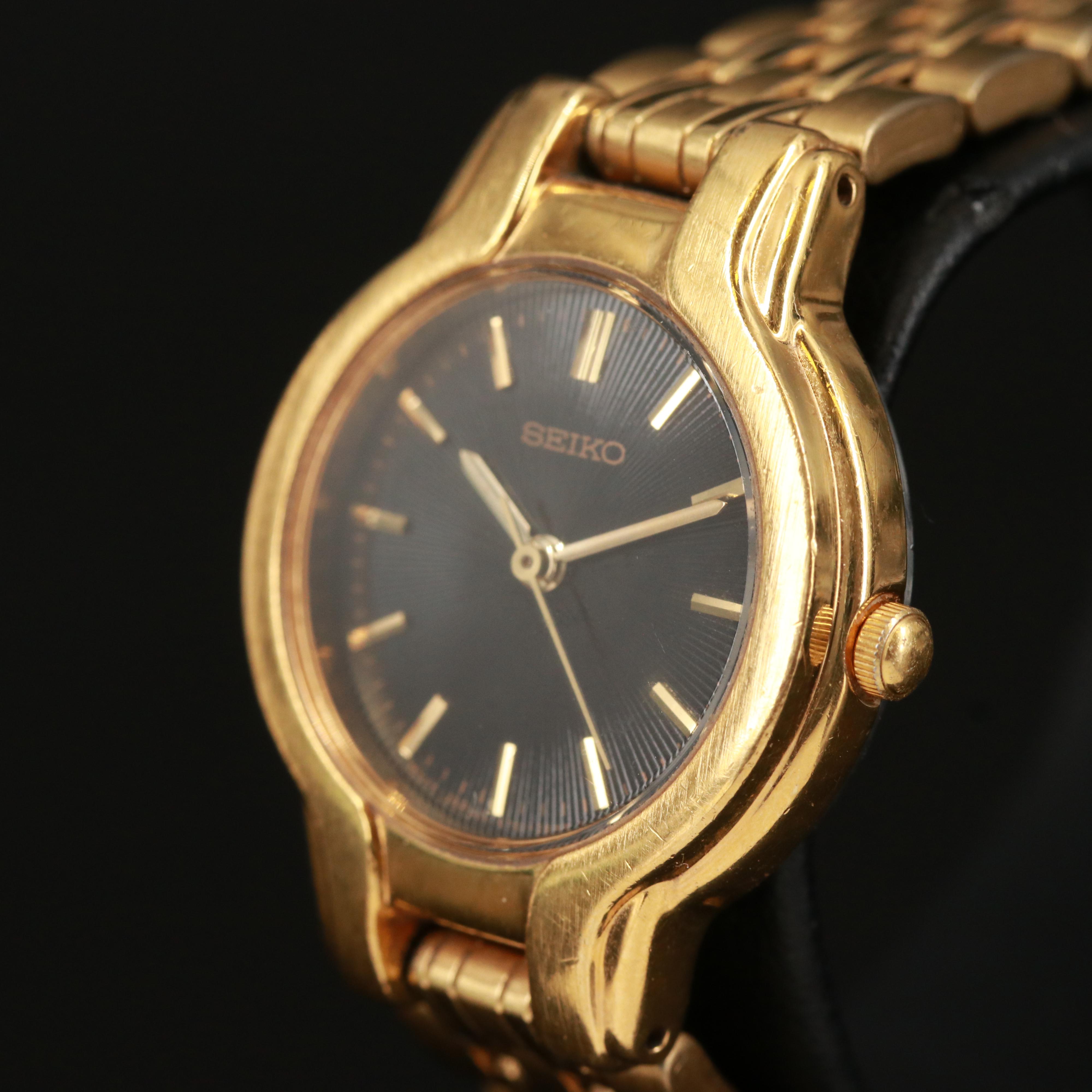 Seiko Sunburst Dial Watch