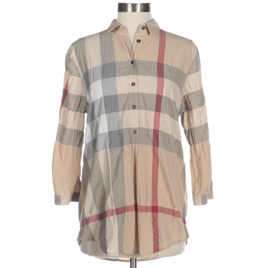 Burberry Brit Check Popover Shirt